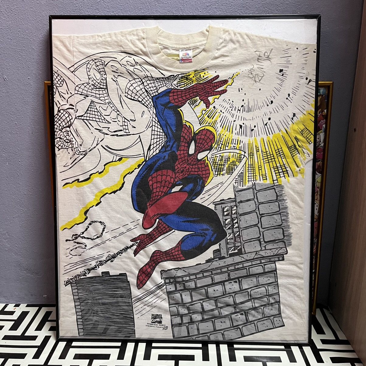 Marvel Comics Vintage 1993 Spider-Man Marvel Comics All Over Print Size US XL / EU 56 / 4 - 14 Thumbnail