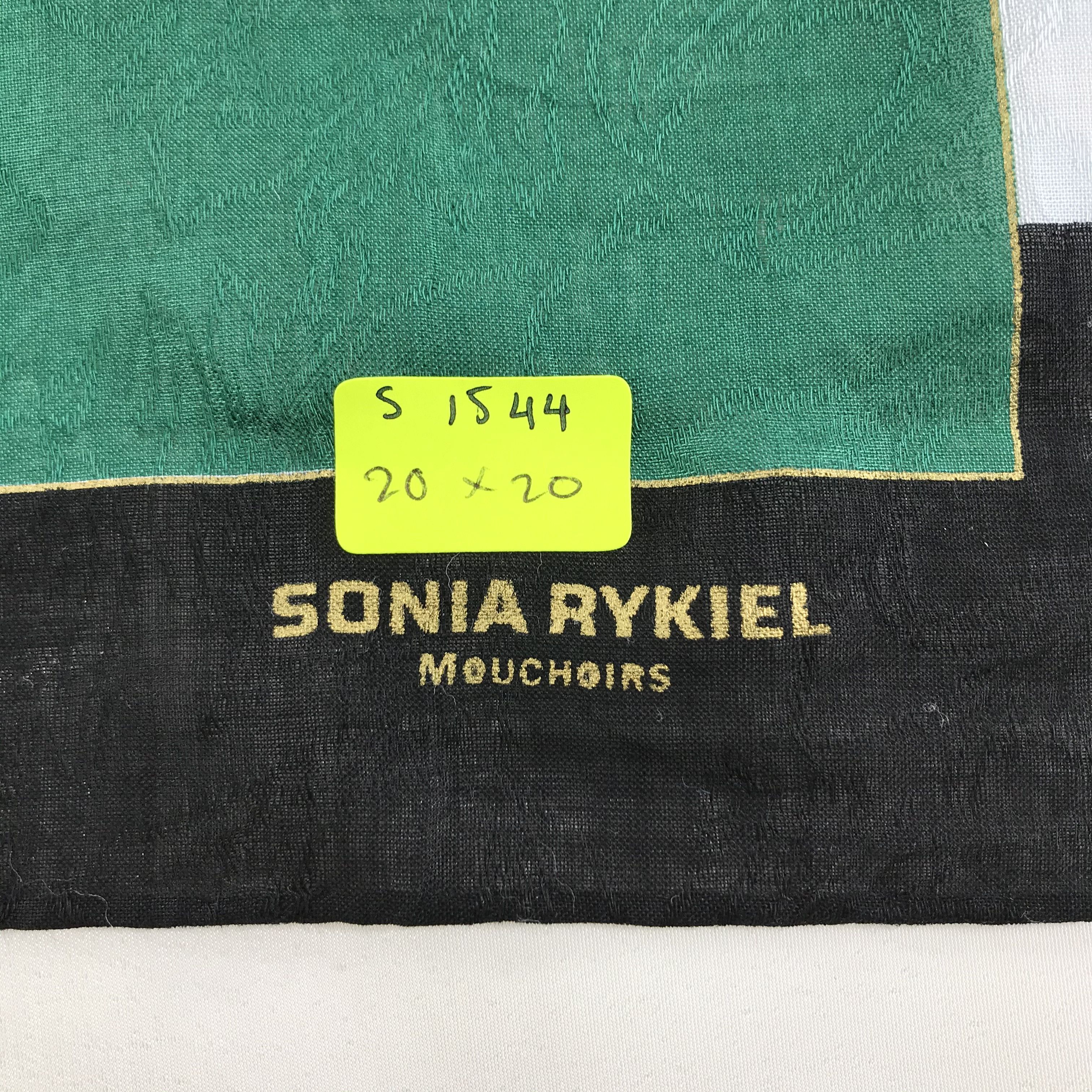 Sonia Rykiel × Vintage Sonia Rykiel Bandana / Handkerchief / Neckerchief - S1544 Size ONE SIZE - 5 Thumbnail
