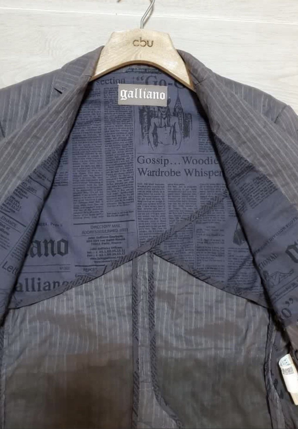 John Galliano Galliano blazer Size 46L - 7 Thumbnail