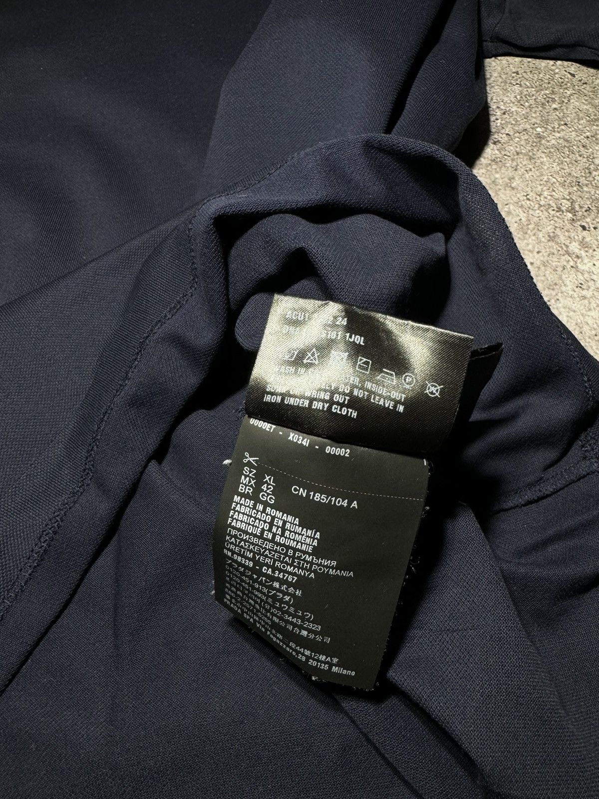 Prada Prada Vintage Luxury Basic T-shirt Size US XL / EU 56 / 4 - 9 Thumbnail