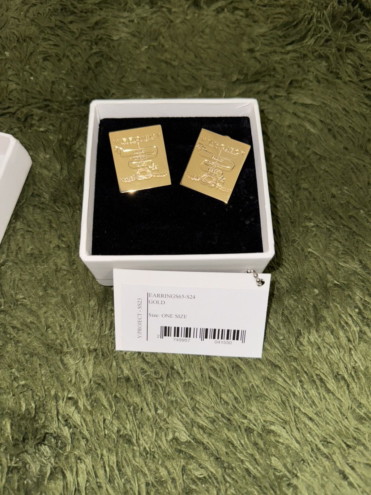 Y/Project Y/PROJECT Paris Best Mini Earrings Gold Size ONE SIZE - 4 Thumbnail