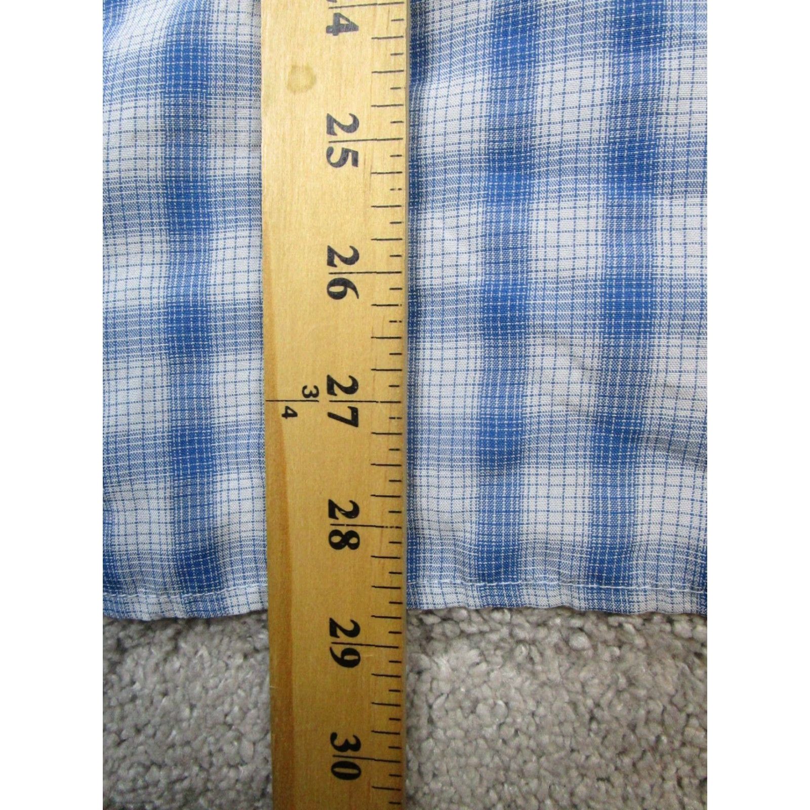 The North Face The North Face Shirt Mens M Blue Plaid Button-Up Casual Outdoor Short Sleeve Button-Down Collared Pocketed Size US M / EU 48-50 / 2 - 8 Thumbnail