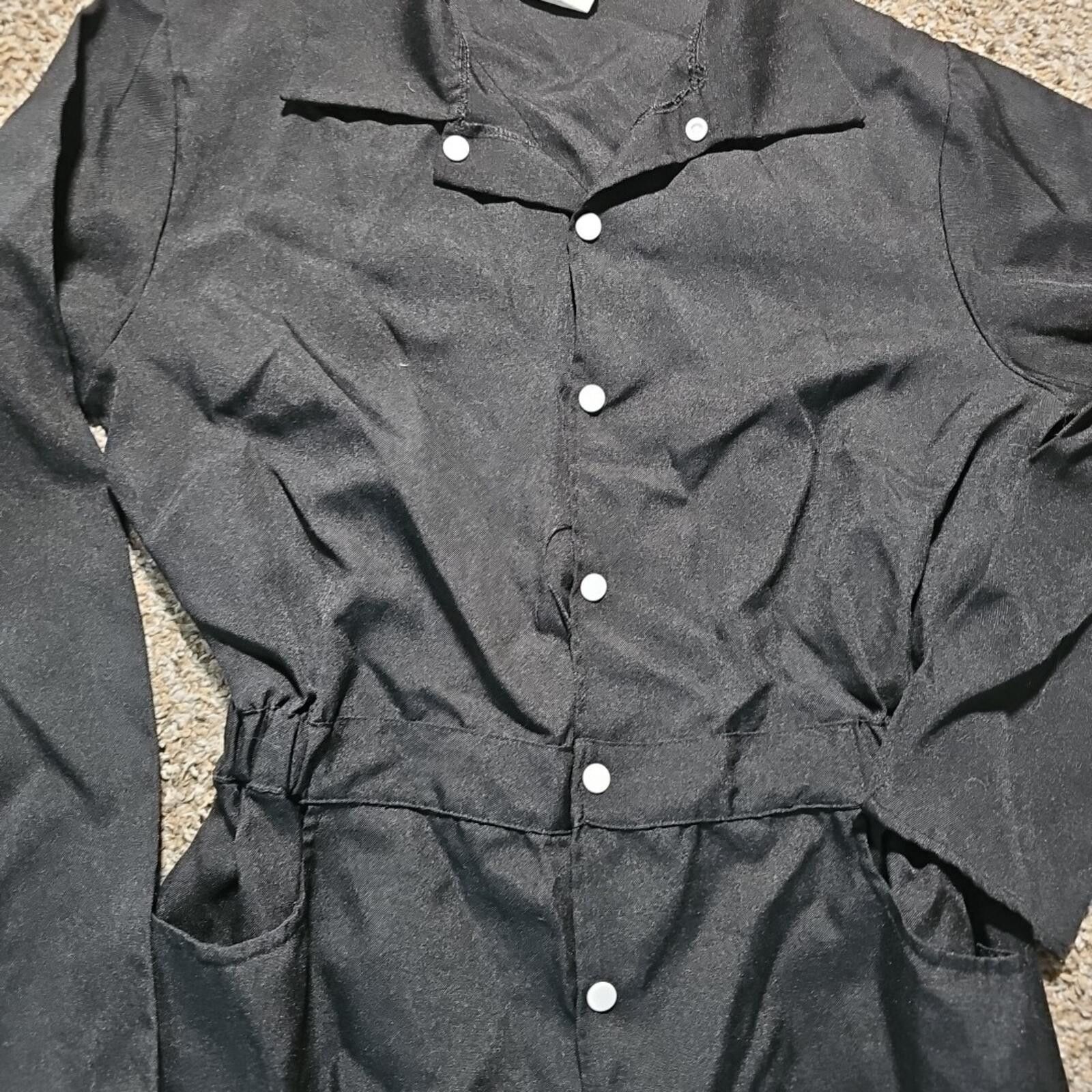 Other Ann Arbor Tshirt Company S Black Jumpsuit Halloween Costume Size ONE SIZE - 2 Thumbnail
