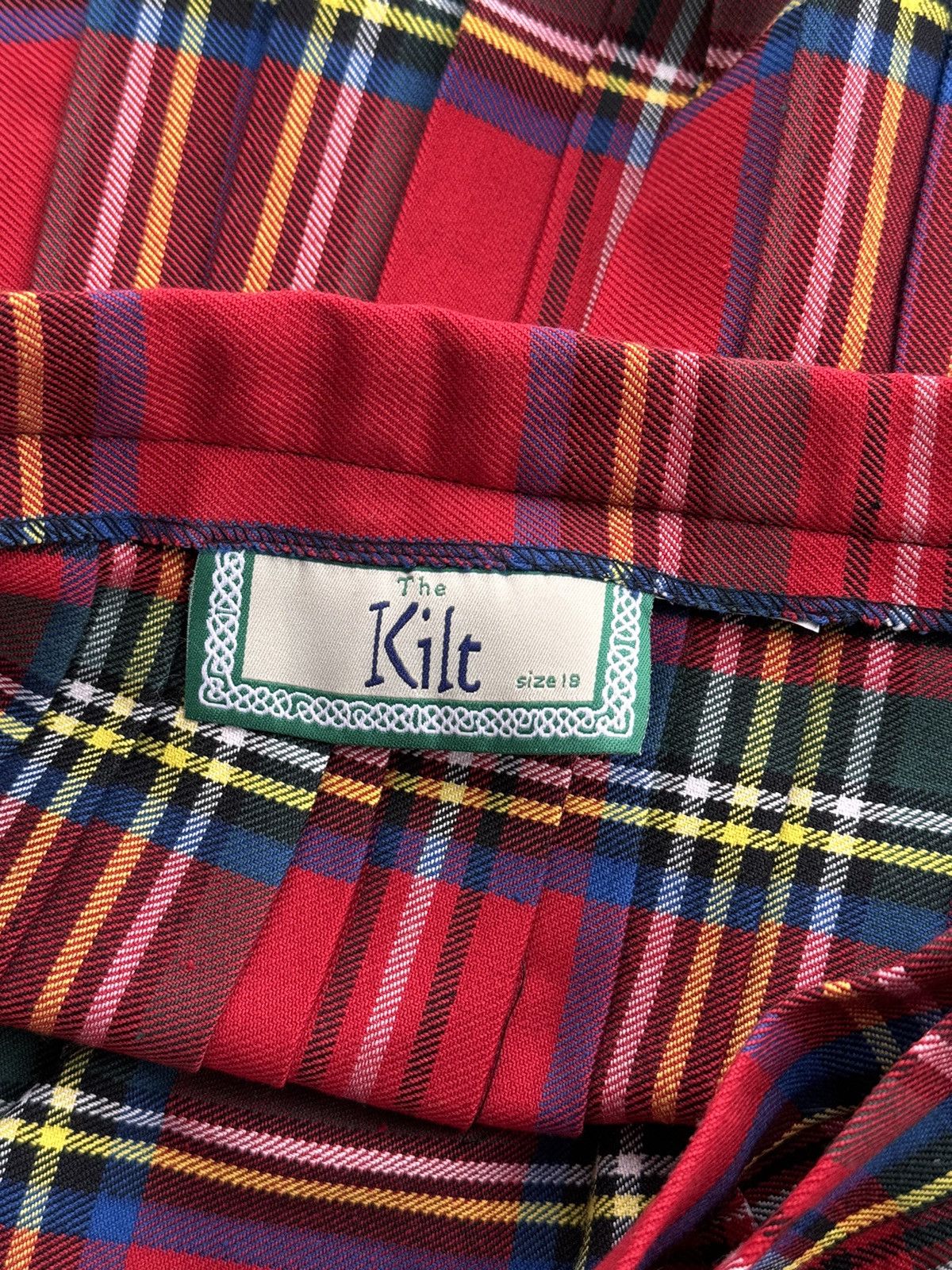 Pringle Of Scotland × Vintage Vintage Scottish Highland Kilt Woven Tartan Kilt Size US 28 / EU 44 - 9 Thumbnail