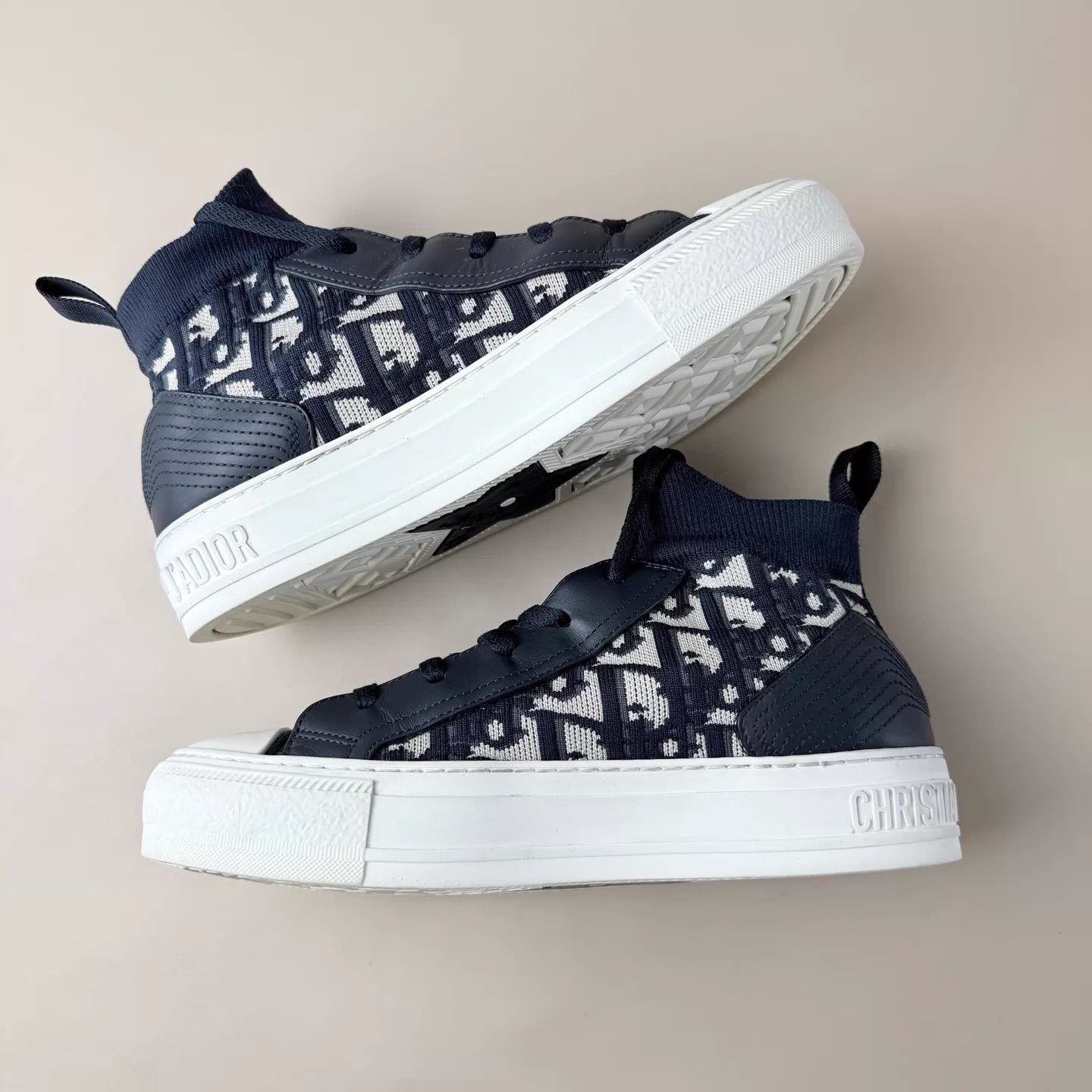 Dior DIOR DR allover print embroidered sneakers 35.5 99N Size US 5 / IT 35 - 6 Thumbnail