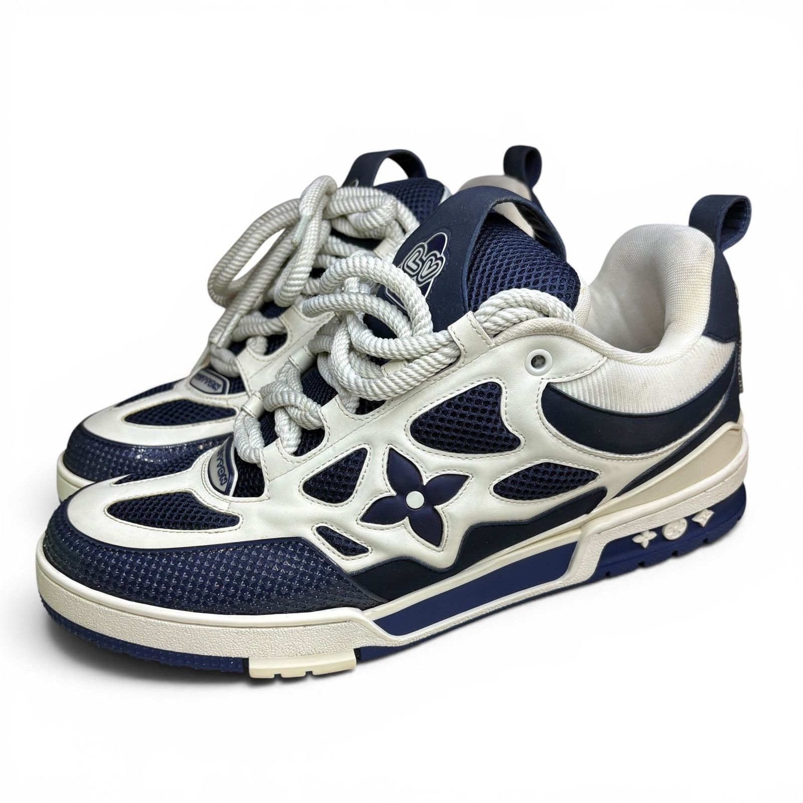 Louis Vuitton Louis Vuitton LV Skate Navy Sneakers | Size 10LV Size US 11.5 / EU 44-45 - 2 Thumbnail