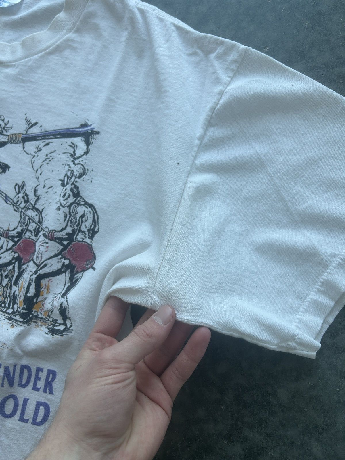Vintage Crazy Vintage 90s Frat Graphic Tee Size US XXL / EU 58 / 5 - 8 Thumbnail