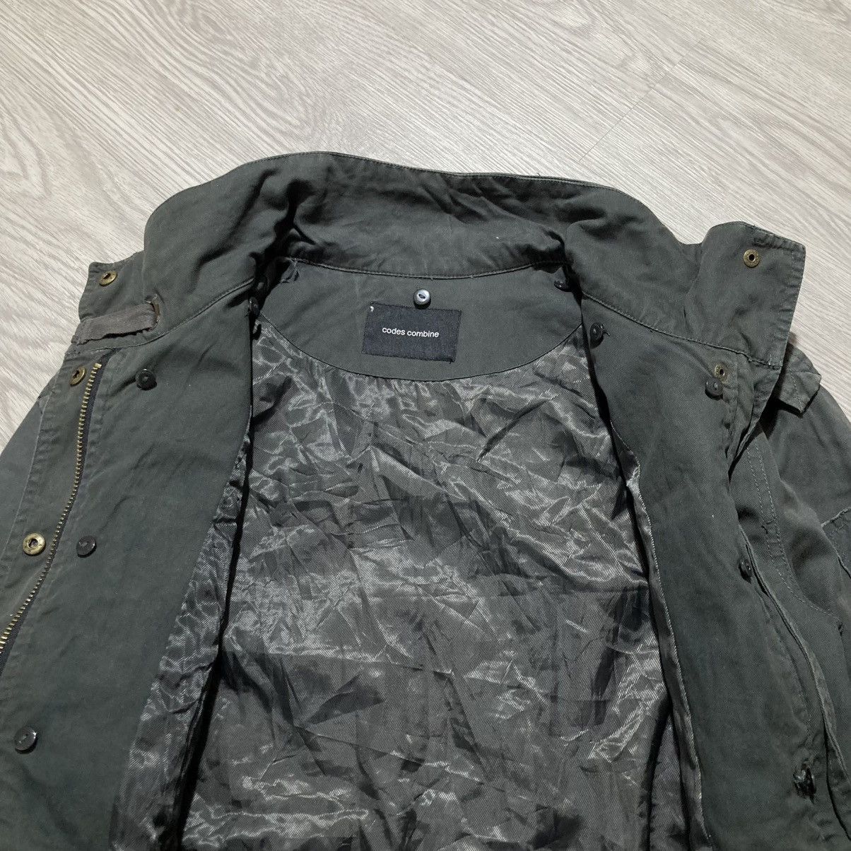 Japanese Brand 2000s Codes Combine Poem Parka Military Jacket Green Punk Size US M / EU 48-50 / 2 - 13 Thumbnail