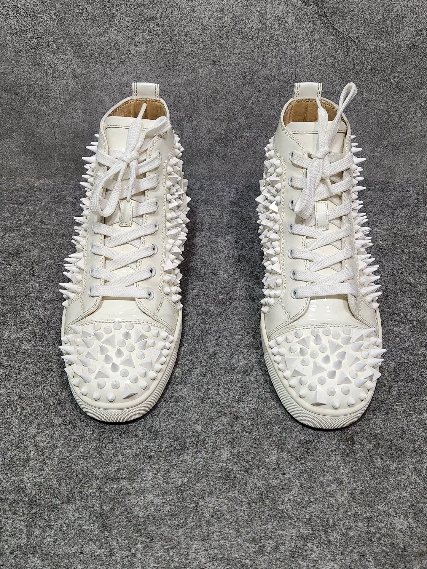 Christian Louboutin Christian Louboutin PIK series white patent and red sole. Size US 6.5 / EU 39-40 - 1 Thumbnail