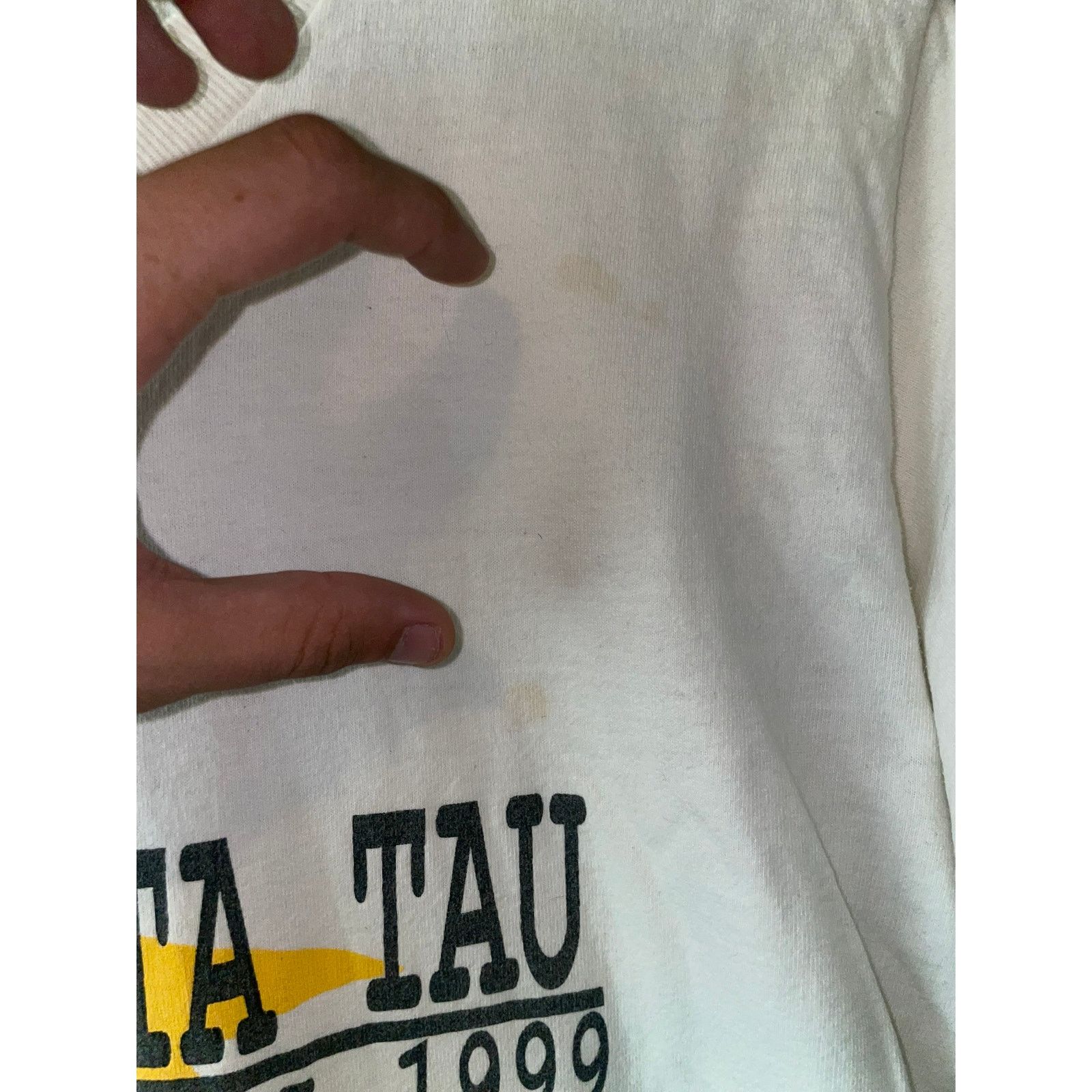 Fruit Of The Loom Vintage College Shirt Zeta Beta Tau Spring Formal Dance 90s Size US M / EU 48-50 / 2 - 5 Thumbnail