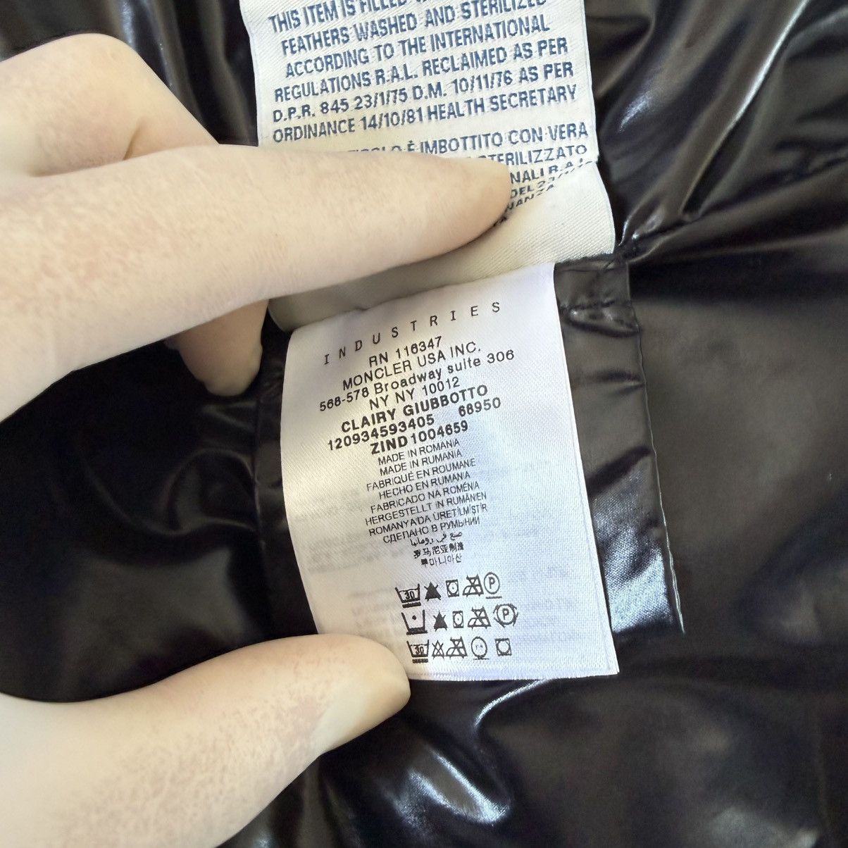 Moncler Moncler Clairy Giubbotto Black Shiny Down Jacket Size M / US 6-8 / IT 42-44 - 5 Thumbnail