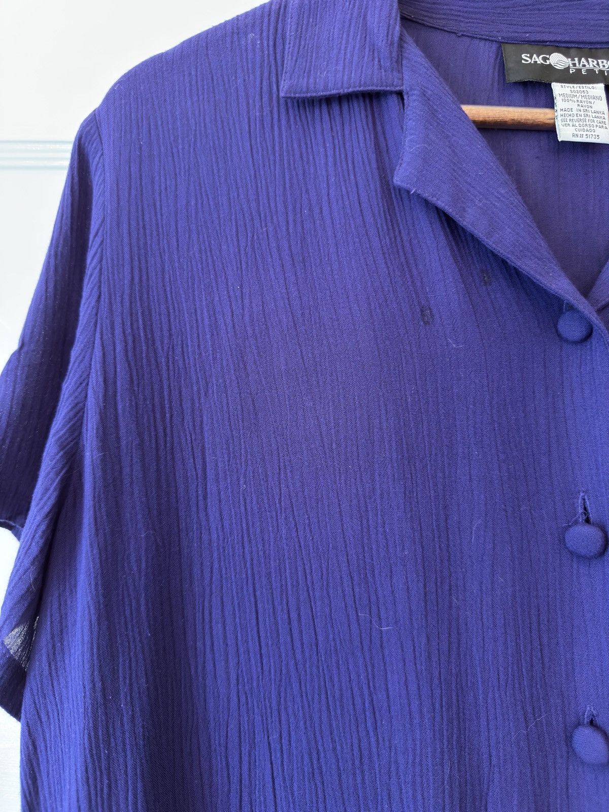 Vintage Vintage Camp Collar Saint Laurent Style Buttondown Size US M / EU 48-50 / 2 - 4 Thumbnail
