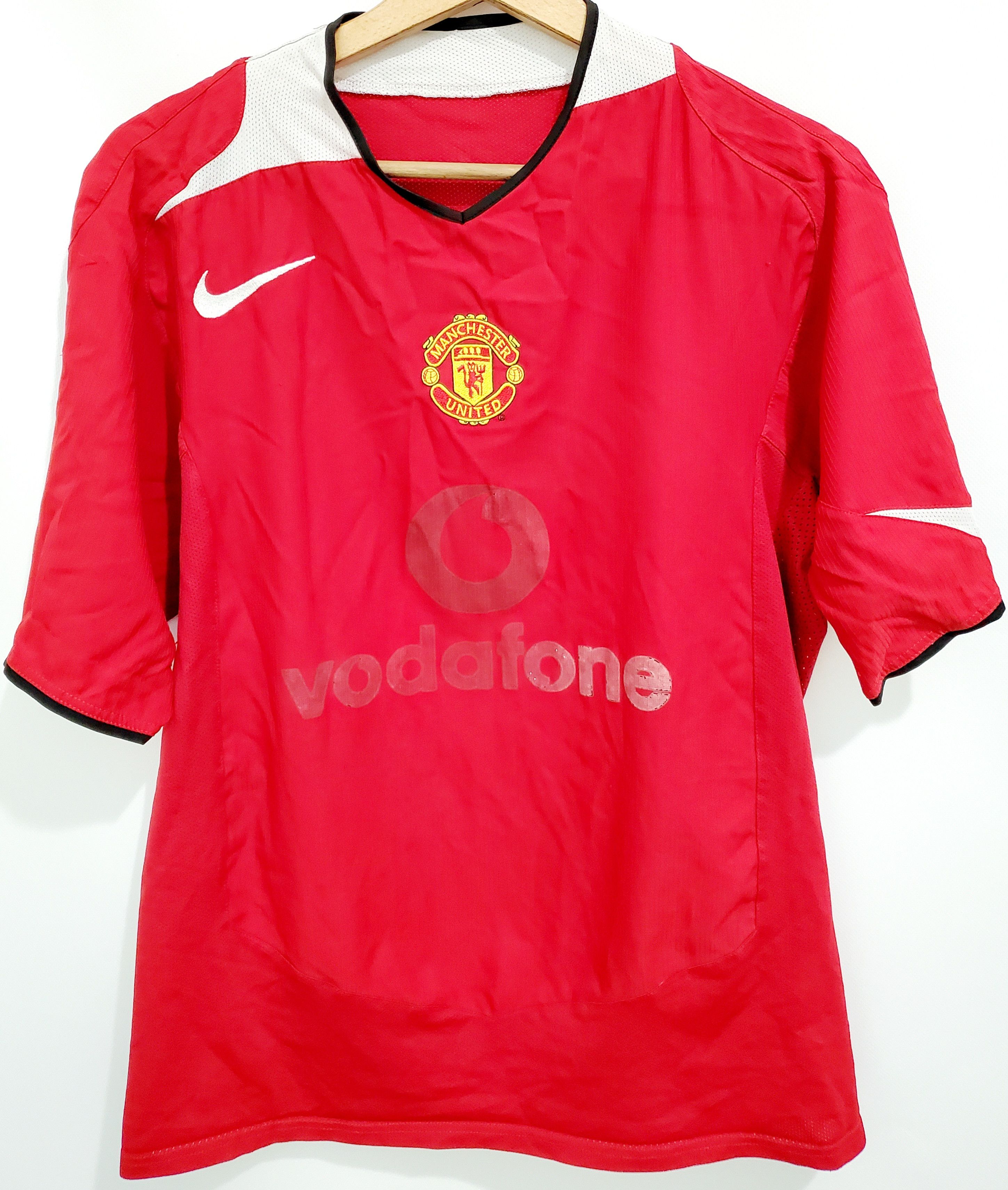 Nike MANCHESTER UNITED 2004 2005 HOME SOCCER JERSEY Size M Size US M / EU 48-50 / 2 - 1 Thumbnail
