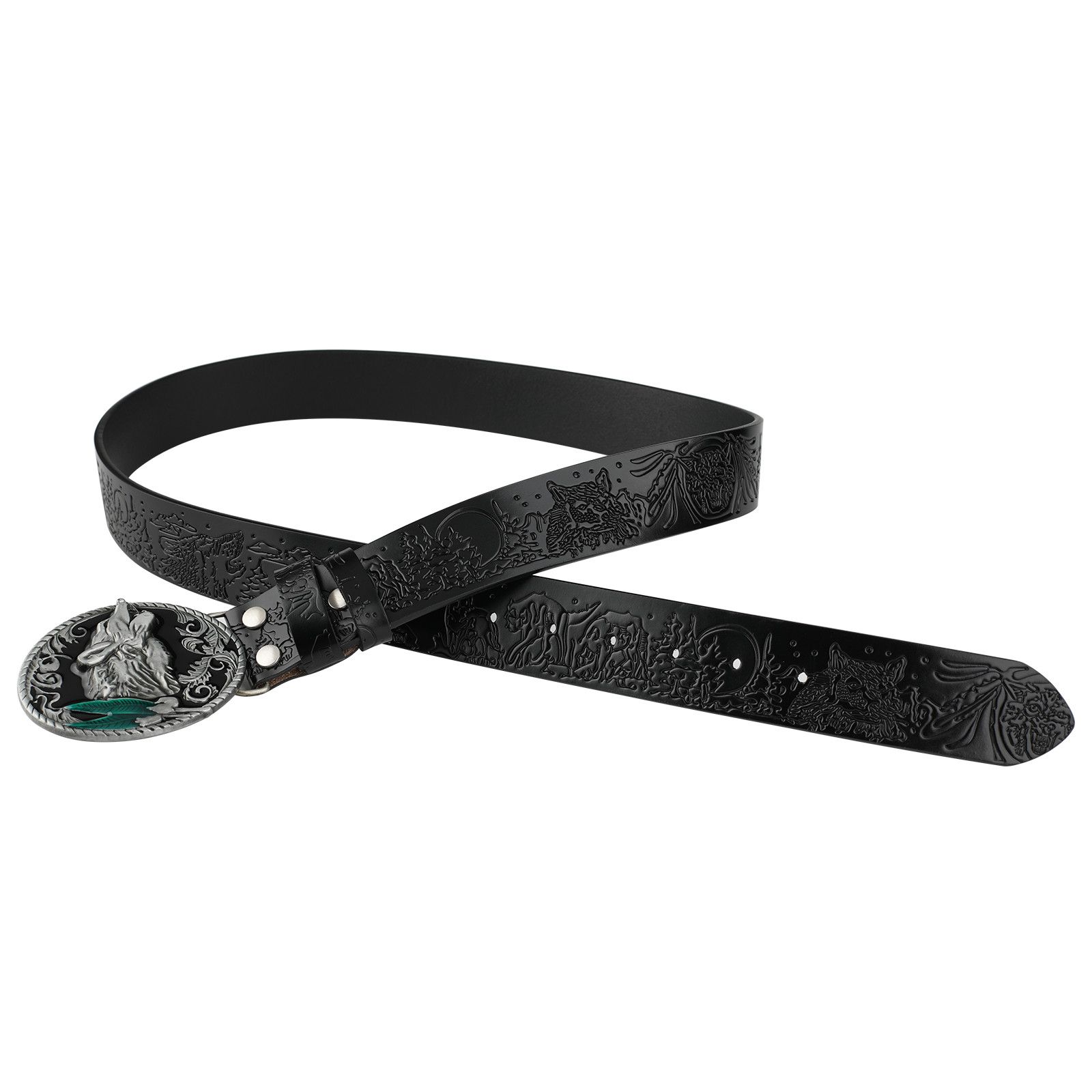Designer Matchless Vintage Belt Riveted Belts Menswear Accessories Size ONE SIZE - 2 Thumbnail