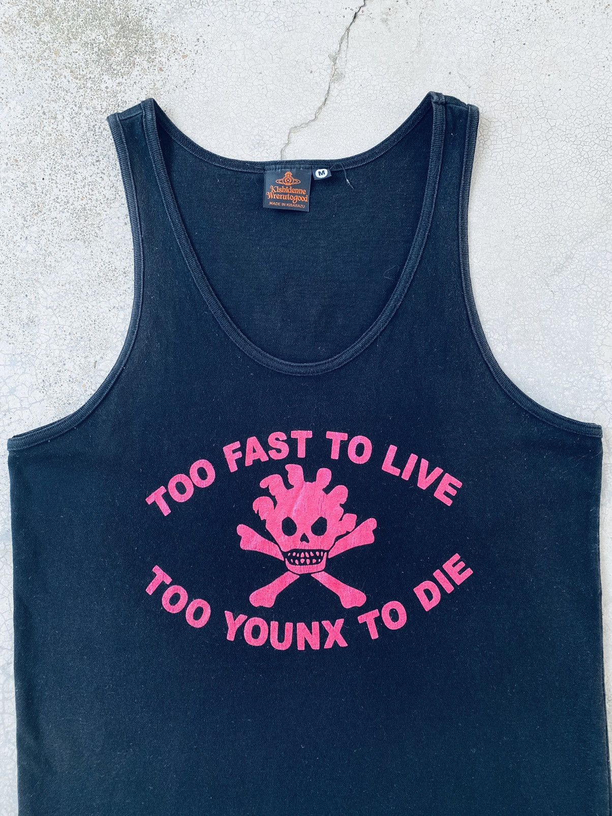 Band Tees Vintage Too Fast To Live Too Younx To Die Band Tank Top Size US M / EU 48-50 / 2 - 4 Thumbnail