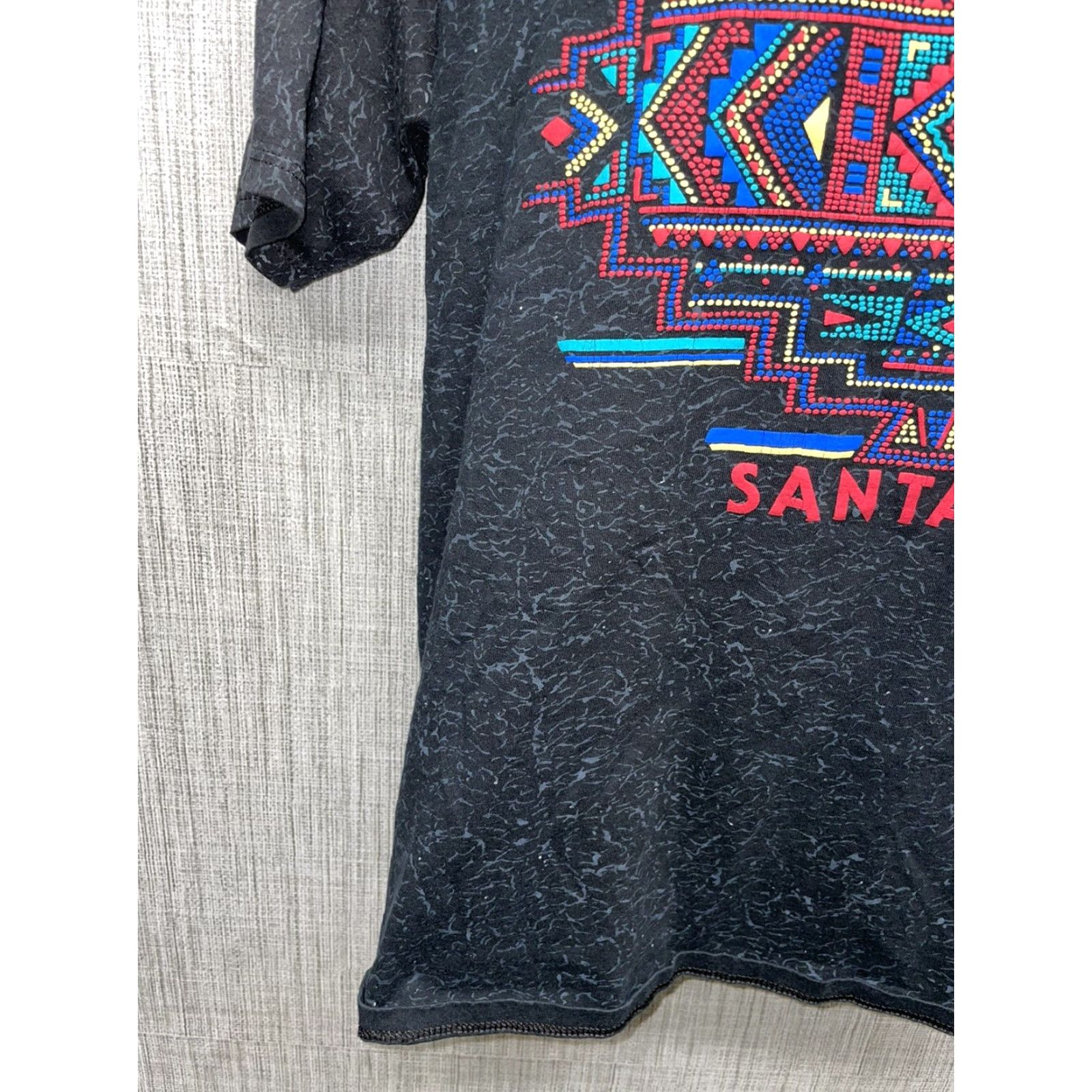 Jerzees VINTAGE Jeerzes Santa Fe 92 Wild West Graphic T-Shirt Mens L USA Black USA 90s Wild West Mens L Size US L / EU 52-54 / 3 - 7 Thumbnail