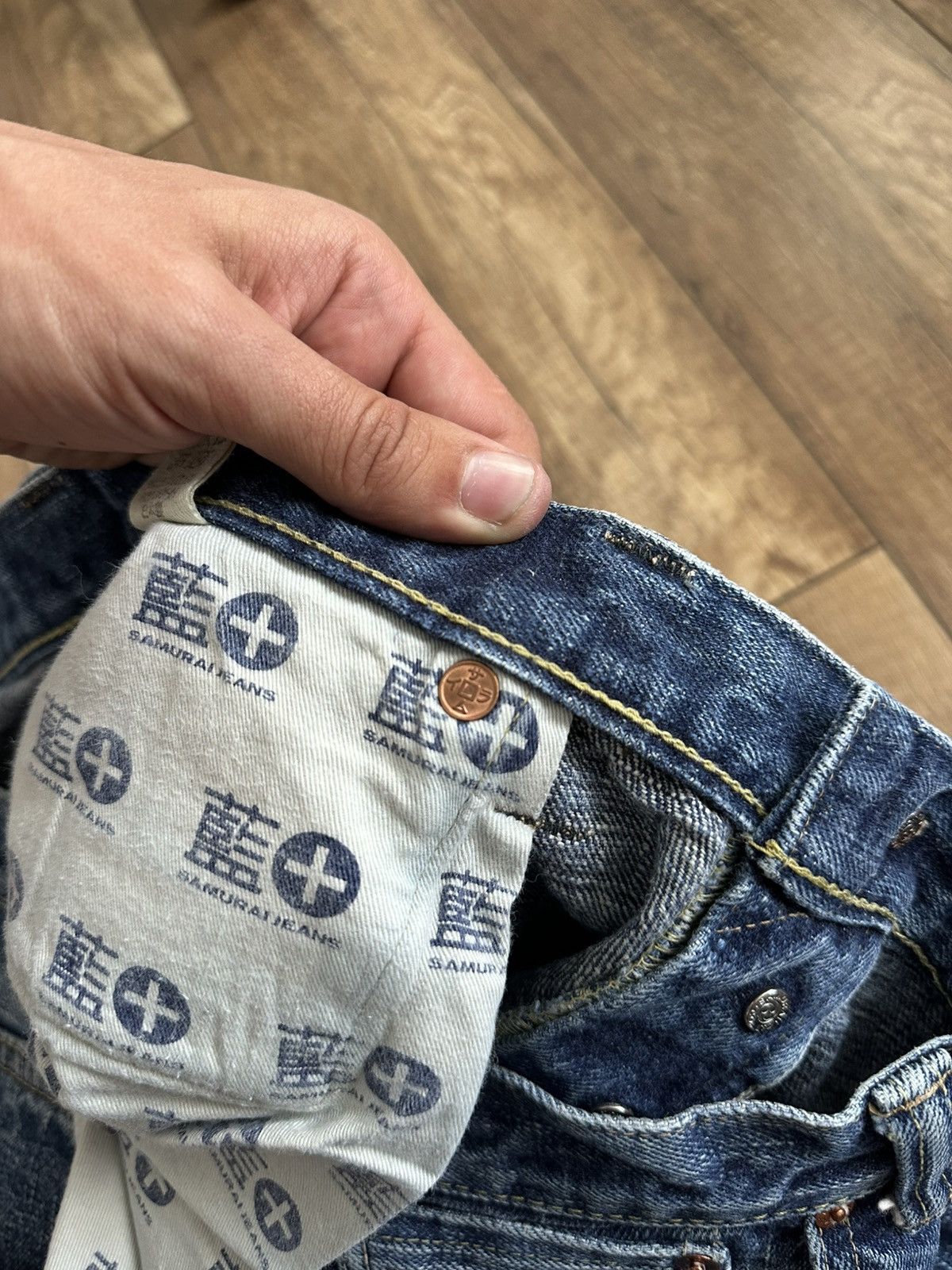 Samurai Jeans Samurai Japan Jeans Denim Distressed Size US 34 / EU 50 - 19 Thumbnail