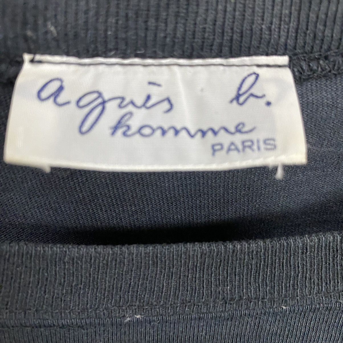 Vintage × agnes b. Vintage 80s Agnes B speellout black tee Size US M / EU 48-50 / 2 - 6 Thumbnail