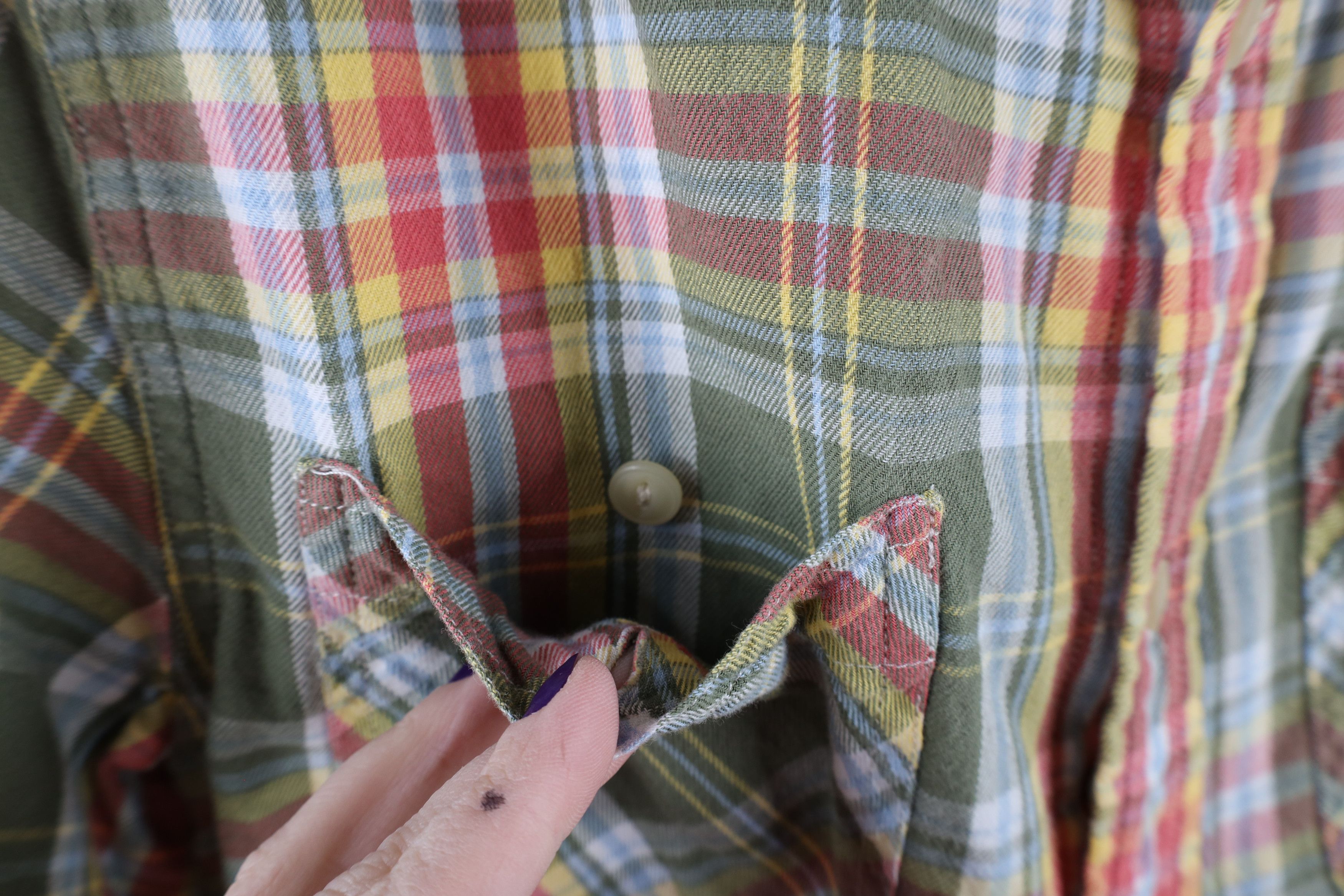 Polo Ralph Lauren Vintage Ralph Lauren Denim Supply Madras Plaid Button Shirt Size US M / EU 48-50 / 2 - 5 Thumbnail