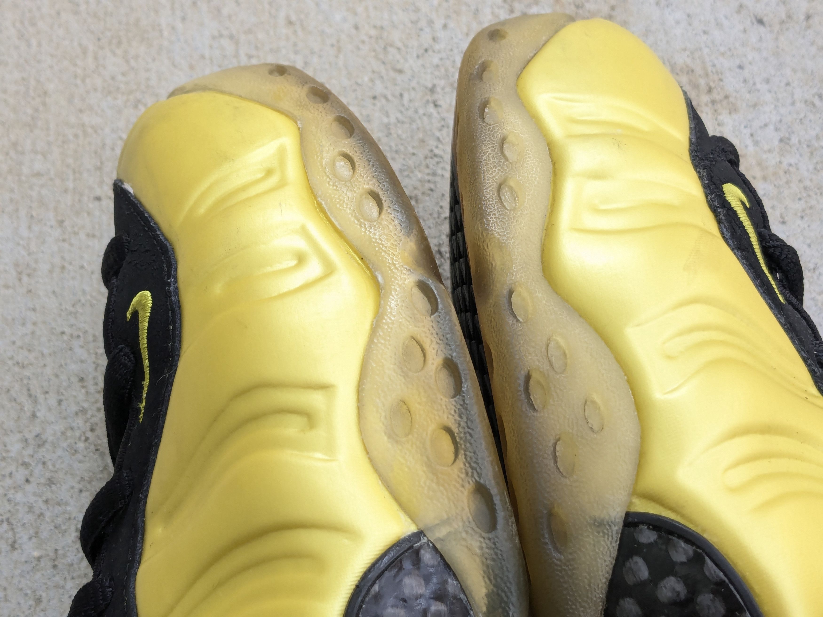 Nike Nike Air Foamposite One Electrolime Yellow 314996-330 Black Size US 11.5 / EU 44-45 - 8 Thumbnail