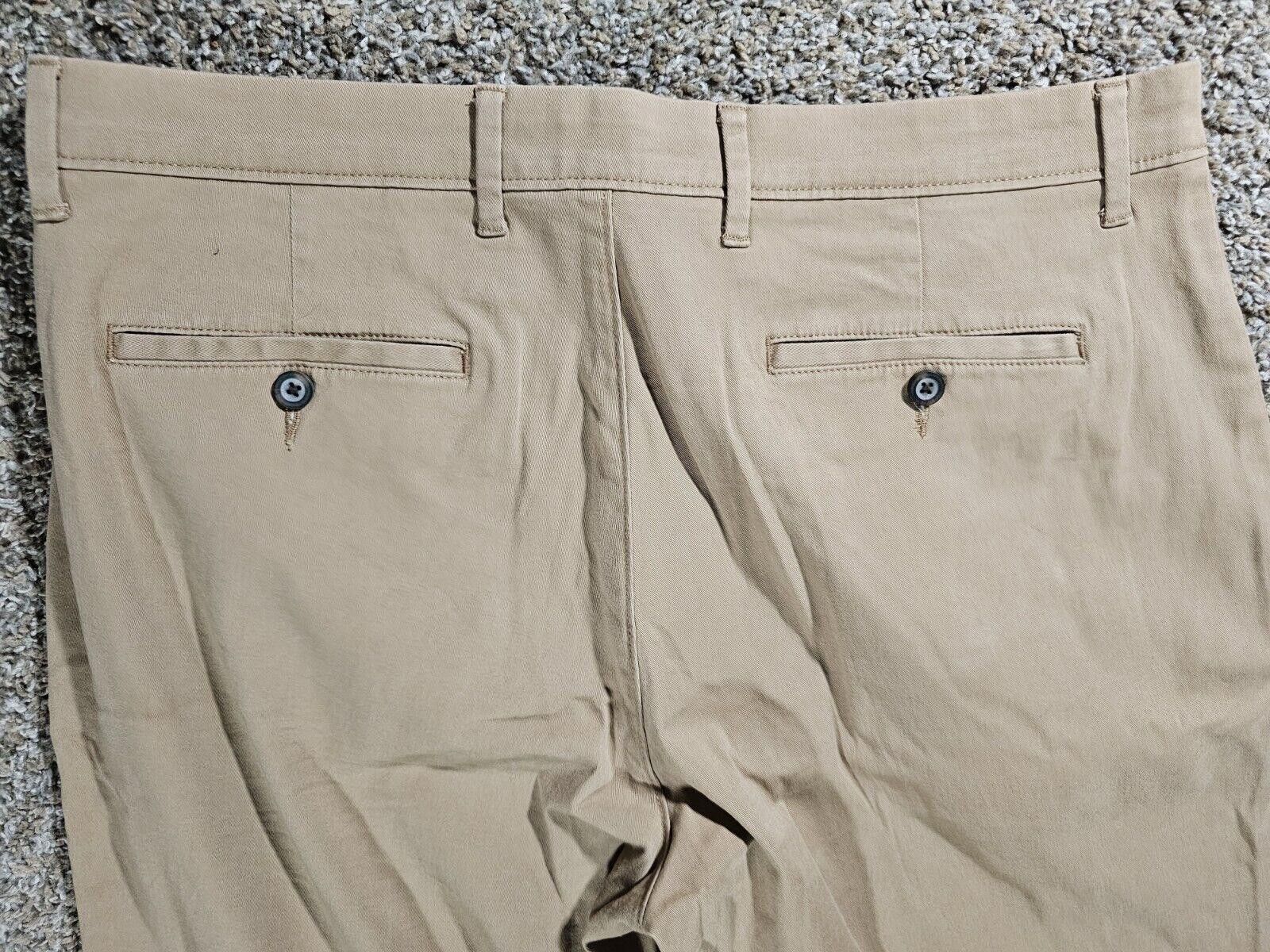 Other Amazon Essentials Mens Classic Fit Stretch Khaki Beige 36x34 Size US 36 / EU 52 - 7 Thumbnail