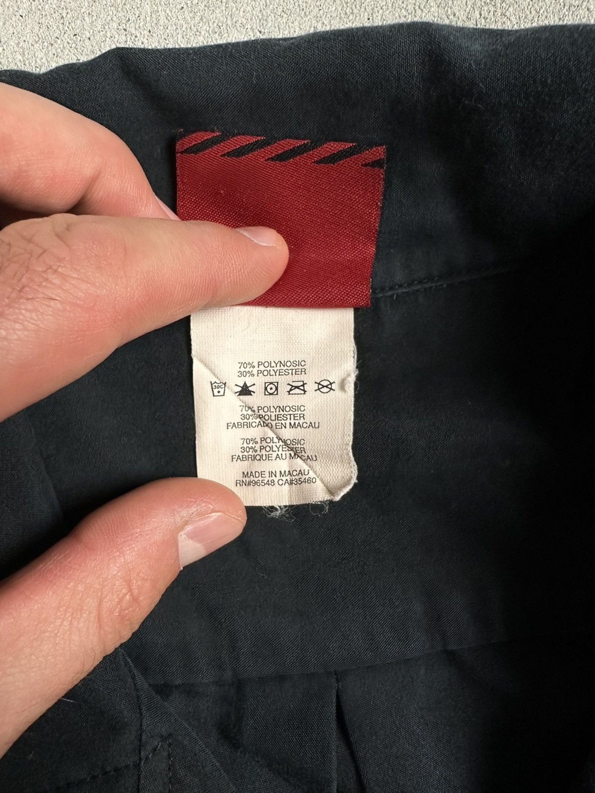 Oakley RARE! Oakley Vintage Nylon Black Shirt Metallic Logo Size US M / EU 48-50 / 2 - 6 Thumbnail
