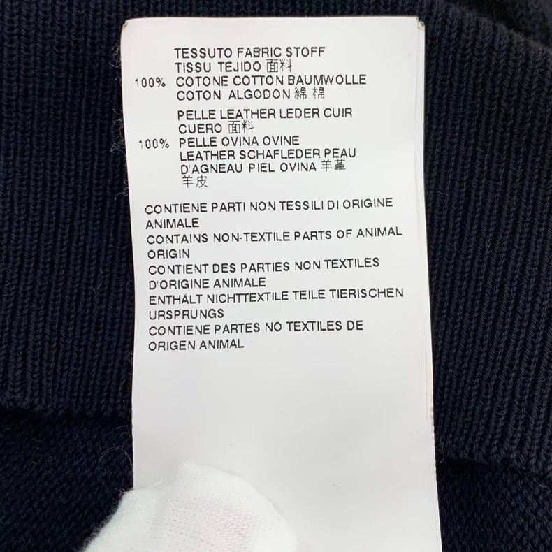 Maison Margiela Maison Margiela Black V-neck cotton long-sleeved sweater 25 Size US S / EU 44-46 / 1 - 7 Thumbnail