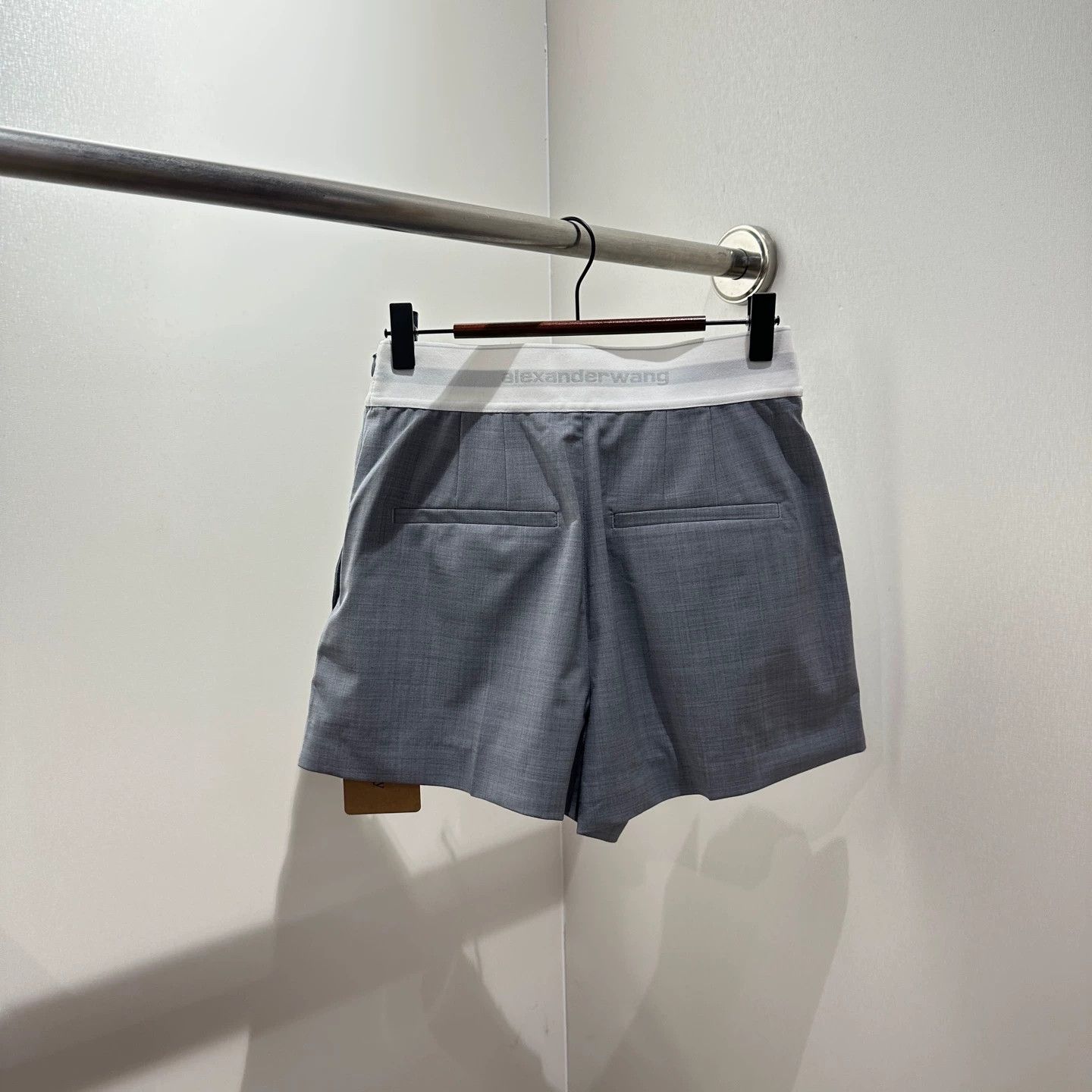 Alexander Wang Alexanderwang may665 slogan letter wool shorts Size 26" / US 2 / IT 38 - 2 Thumbnail