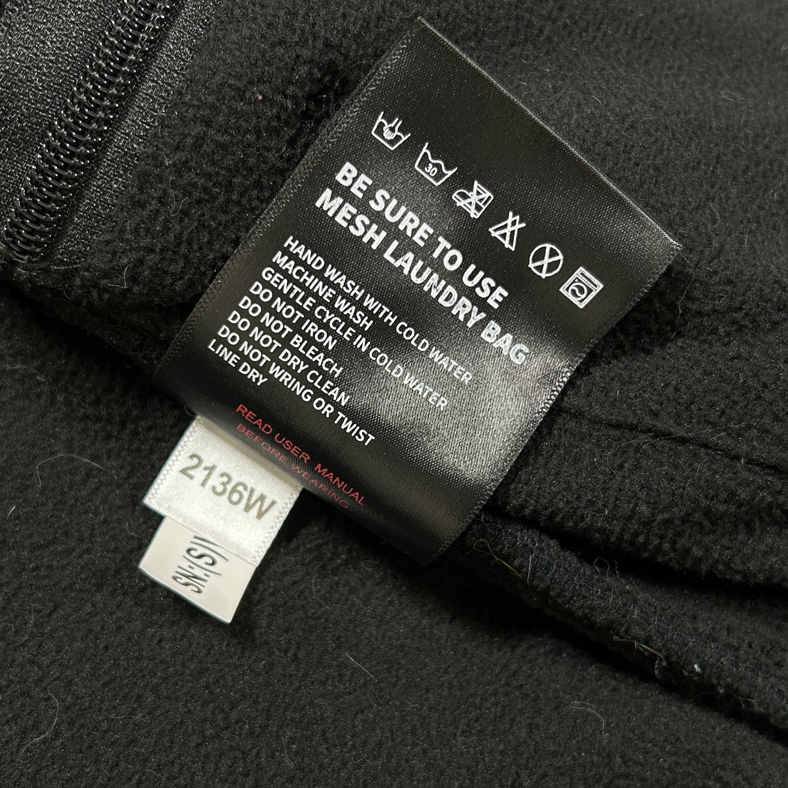 Other Venustas Heated black fleece jacket battery powered womens S Size S / US 4 / IT 40 - 7 Thumbnail