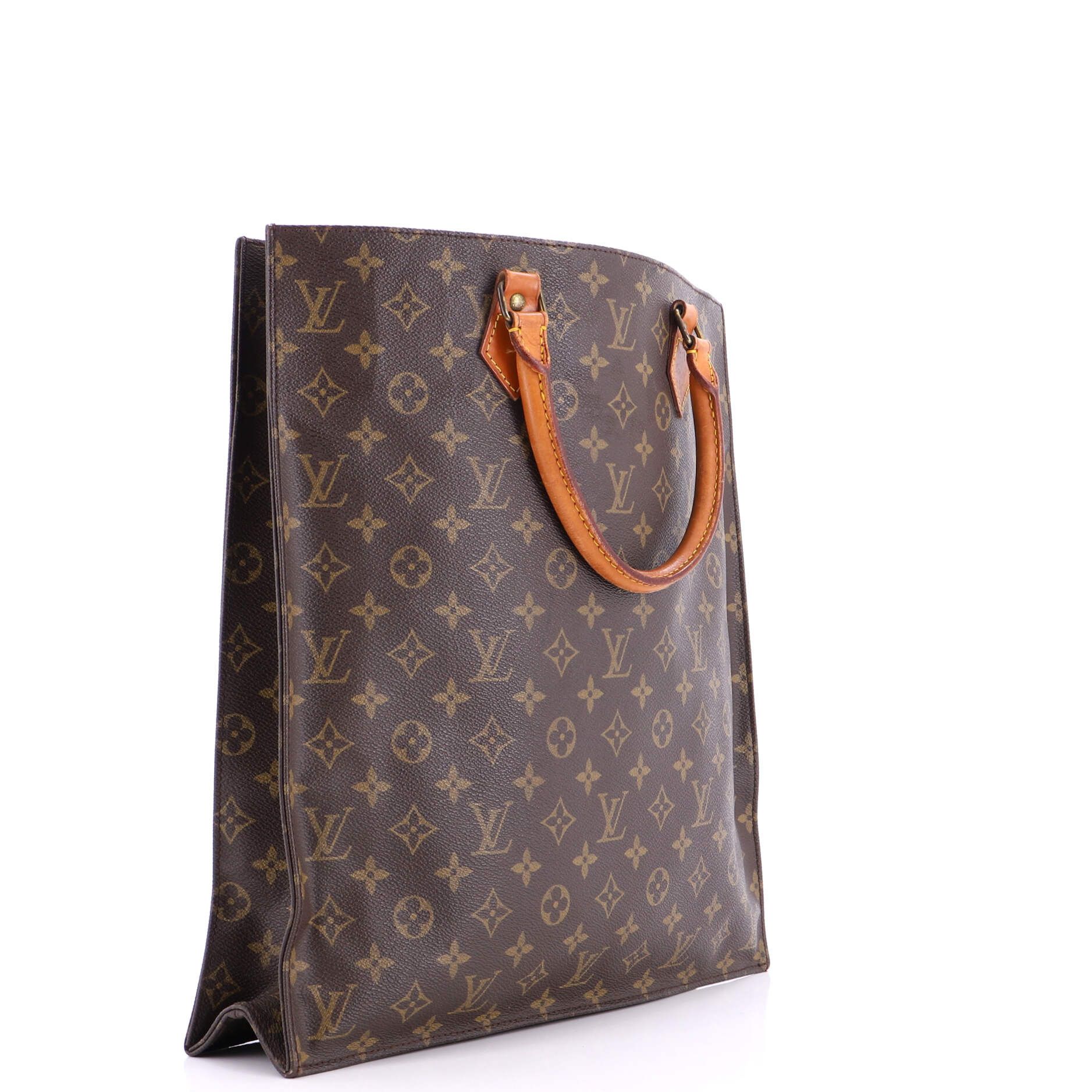 Louis Vuitton Sac Plat Bag Monogram Canvas Size ONE SIZE - 1 Thumbnail