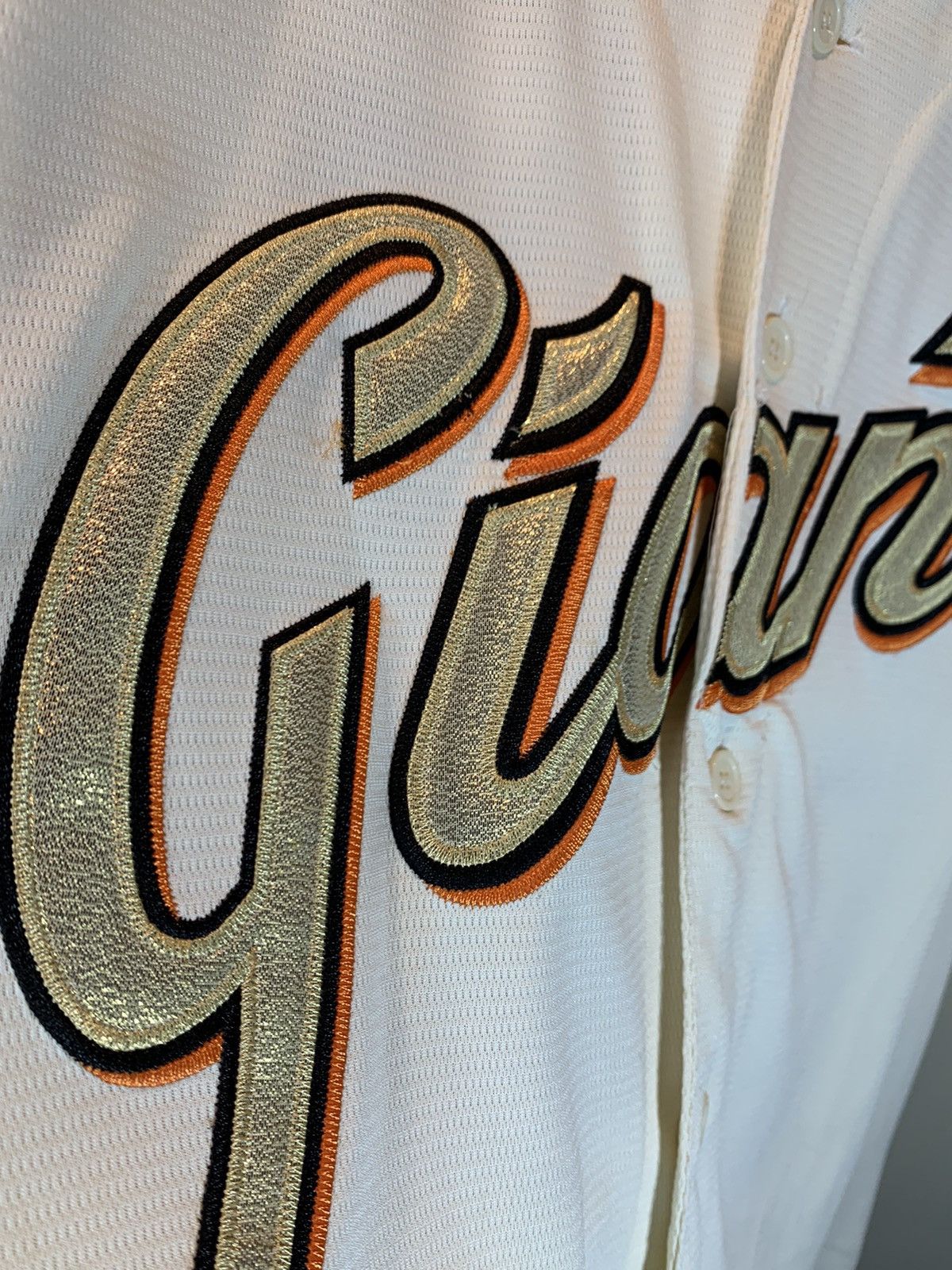 MLB × Majestic × Vintage RARE Vintage Madison Bumgarner #40 SF Giants Majestic Jersey Size US XL / EU 56 / 4 - 5 Thumbnail