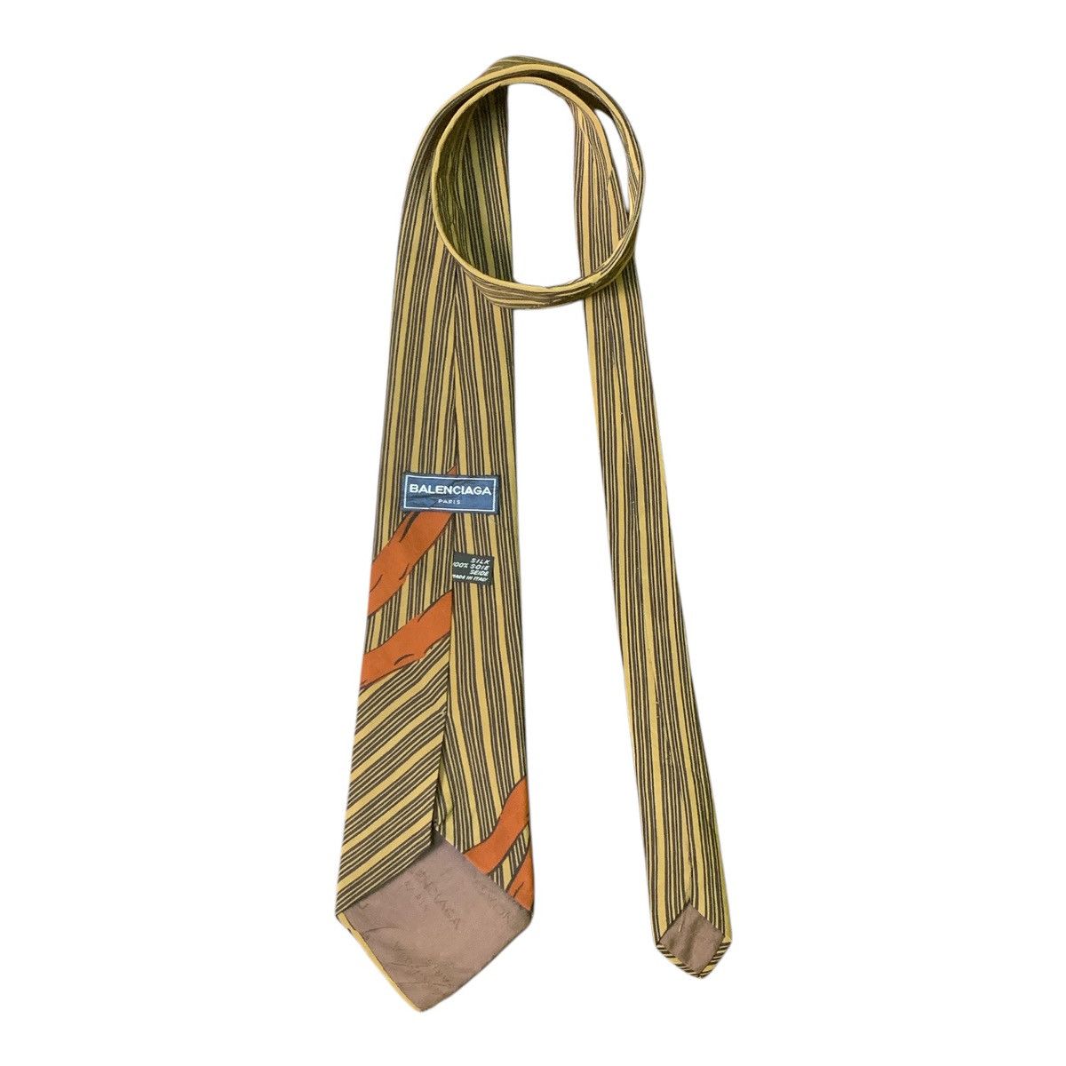 Balenciaga × Designer Rare Design Balenciaga Paris Ties Size ONE SIZE - 2 Thumbnail