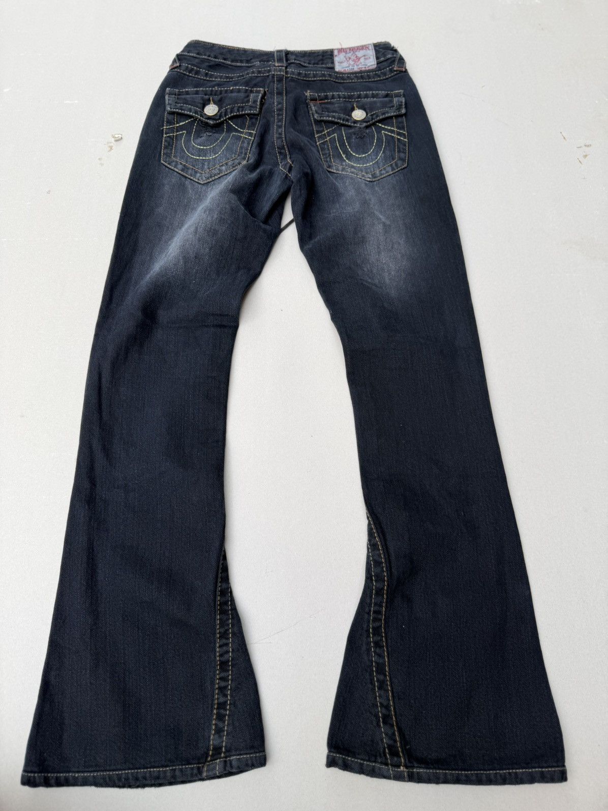 Japanese Brand True Religion Lace up flare jeans Size US 26 / EU 42 - 5 Thumbnail