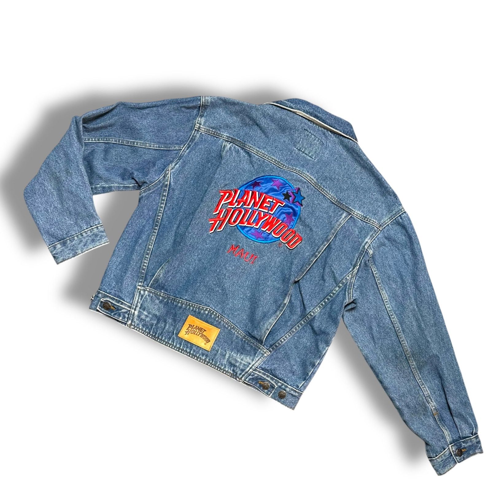Stone Island × Vintage Vintage Stone Island Denim Jacket trucker 