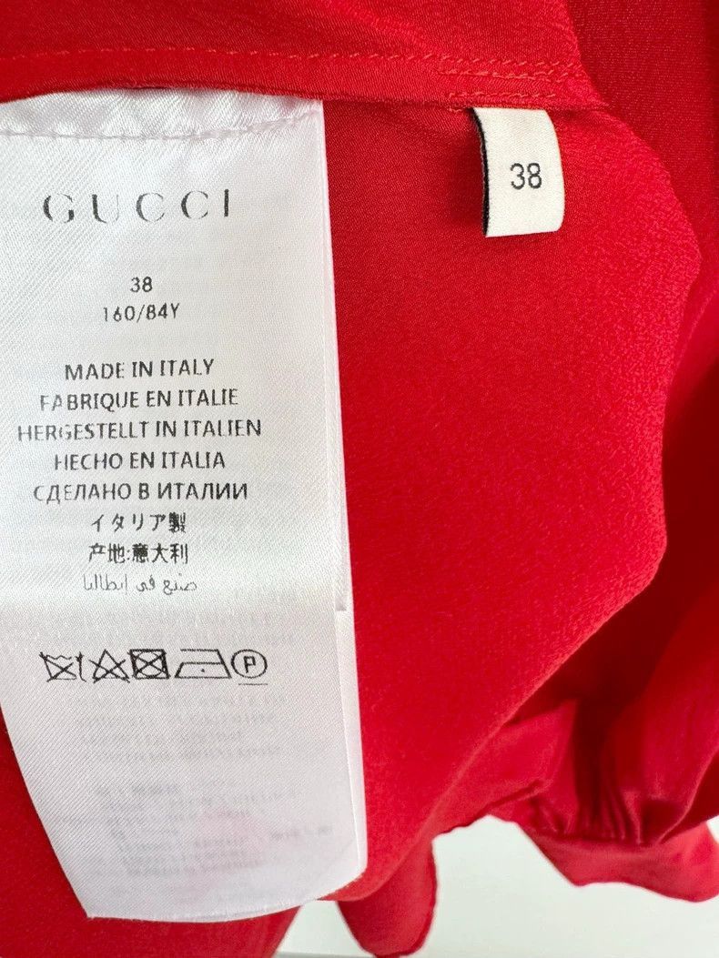 Gucci Gucci Silk Blouse, Size 38, Rarely Worn-2506 Size XL / US 12-14 / IT 48-50 - 4 Thumbnail