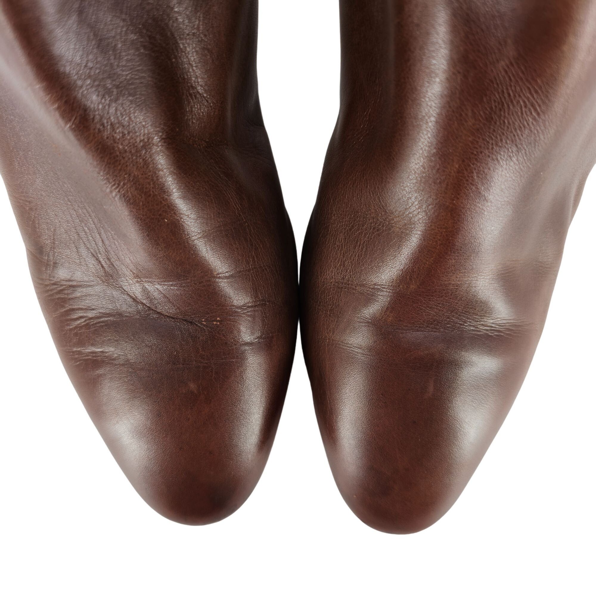 Bally Vintage Italian Calfskin Bally Womens Size 7.5M Brown Soft Size US 7.5 / IT 37.5 - 15 Thumbnail