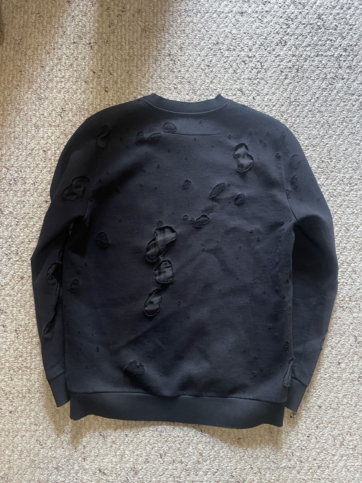 Givenchy Distressed Logo Sweatshirt Size US S / EU 44-46 / 1 - 5 Thumbnail