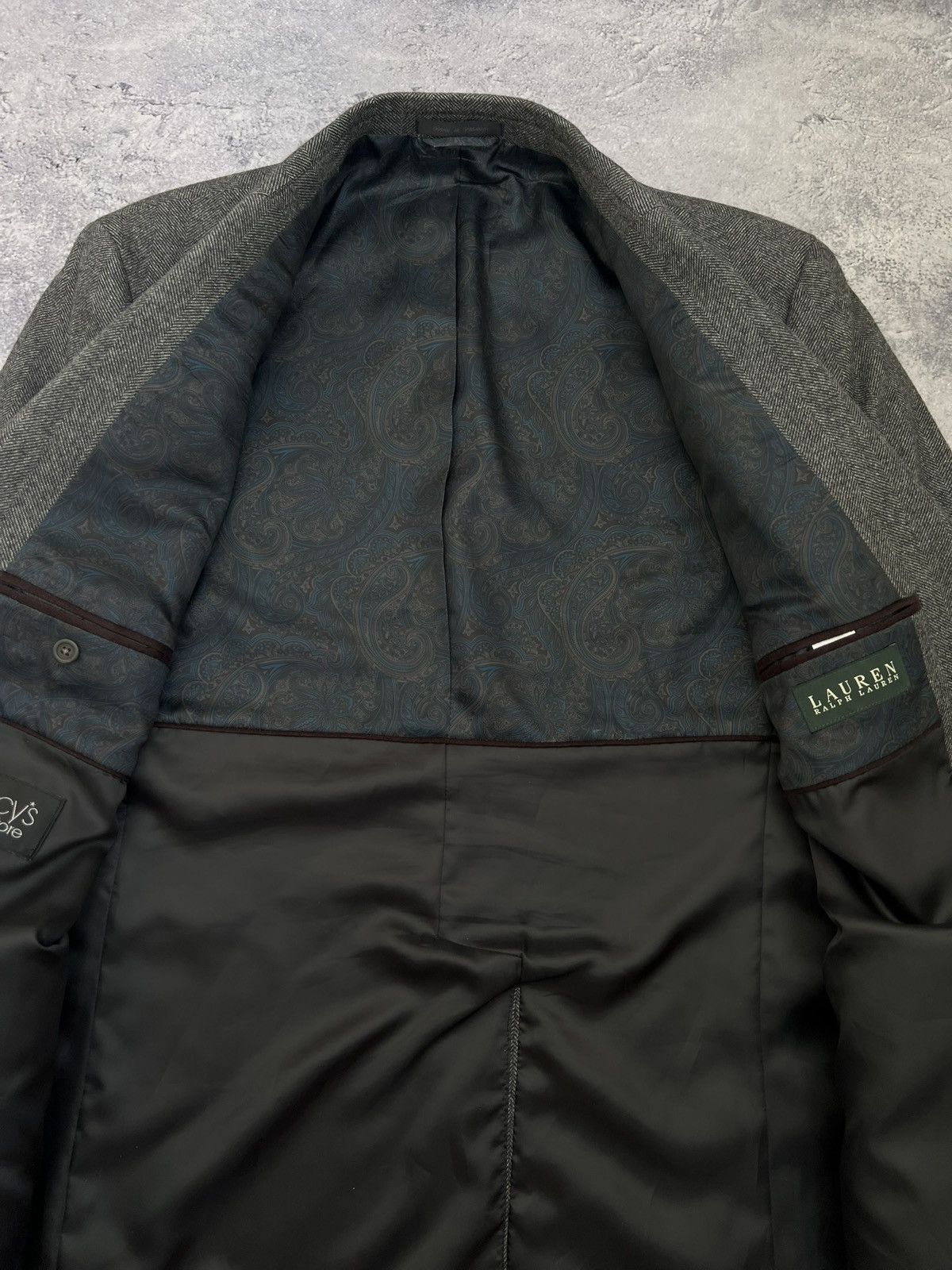 Polo Ralph Lauren Polo Ralph Lauren Blazer 100% Pure Wool Brown Sz 38R Italy Size 52L - 4 Thumbnail