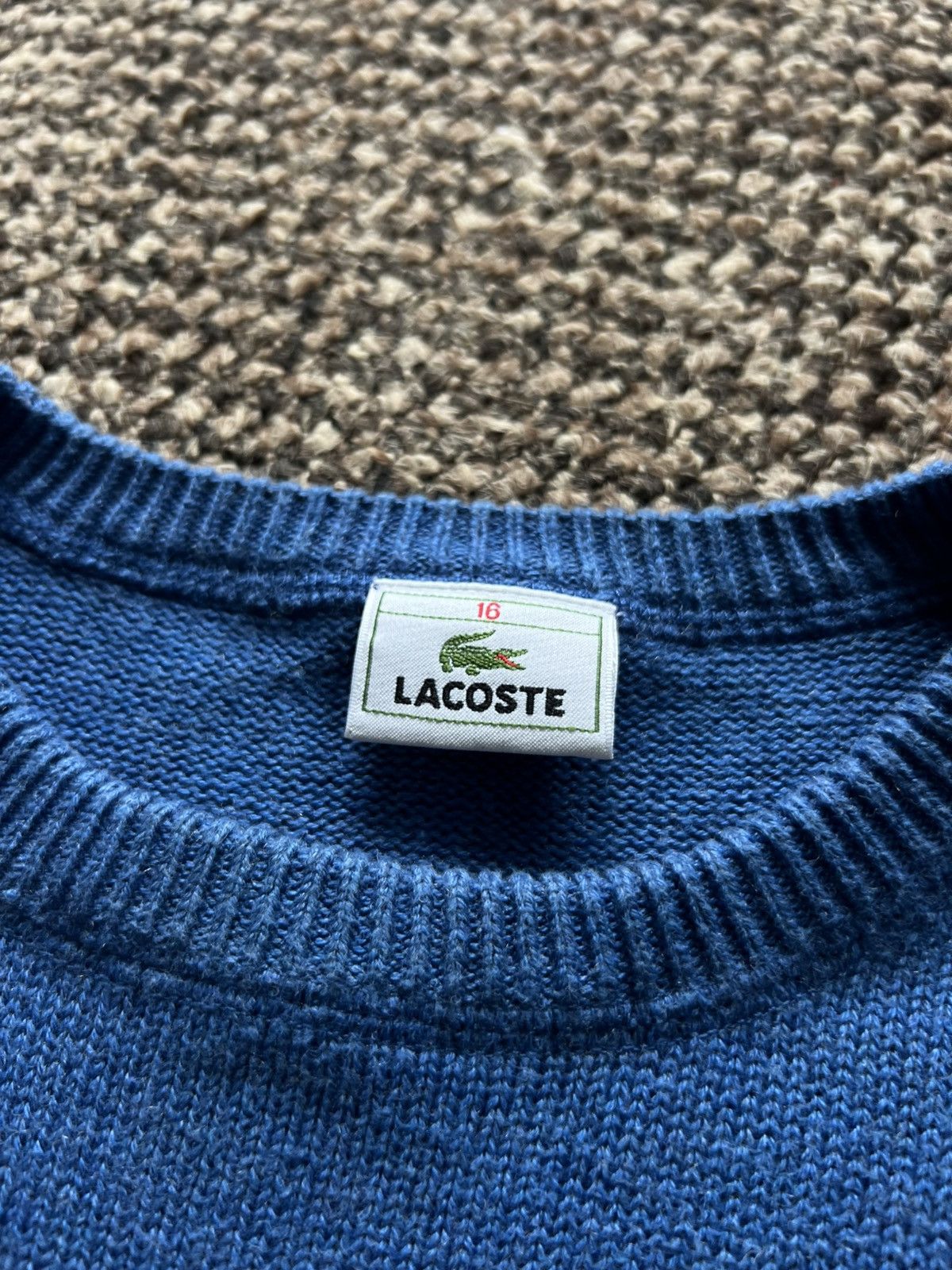 Lacoste Vintage Lacoste Y2k Baggy Sweater Mini Logo Size US M / EU 48-50 / 2 - 7 Thumbnail