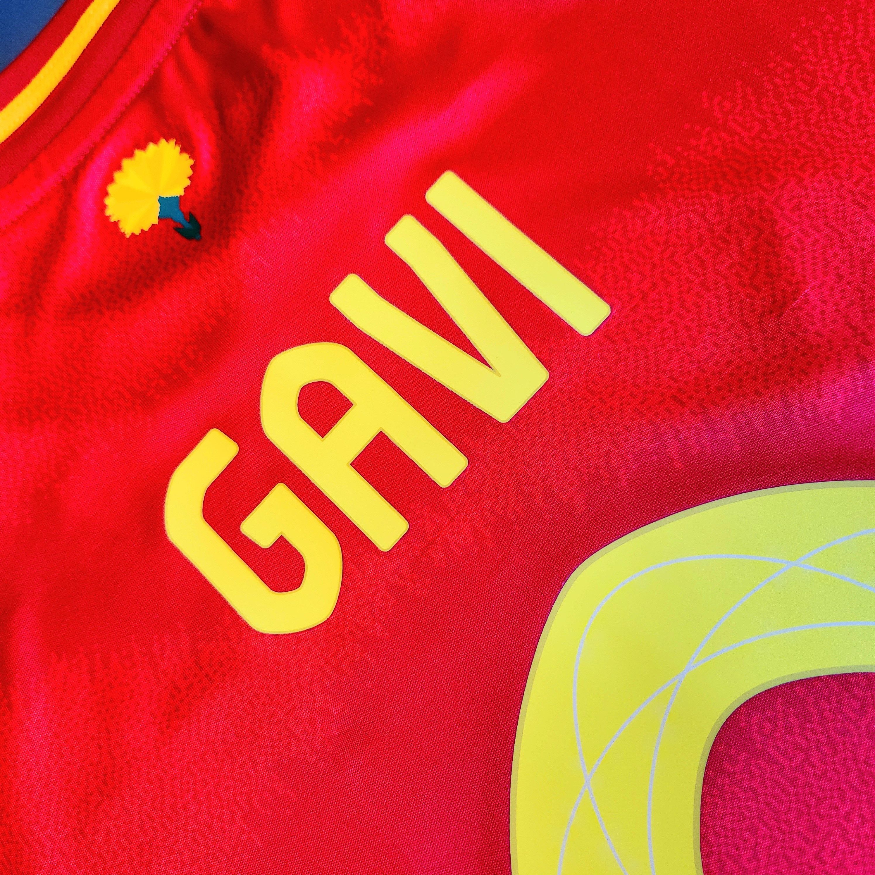 Adidas Authentic Spain GAVI 2024-2025 24/25 Home Jersey Shirt Kit Size L / US 10 / IT 46 - 4 Thumbnail