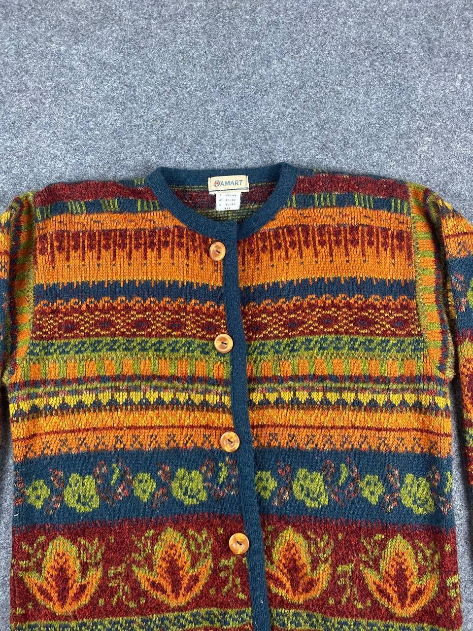 Vintage vintage damart wool knitwear nice design Size US S / EU 44-46 / 1 - 2 Thumbnail