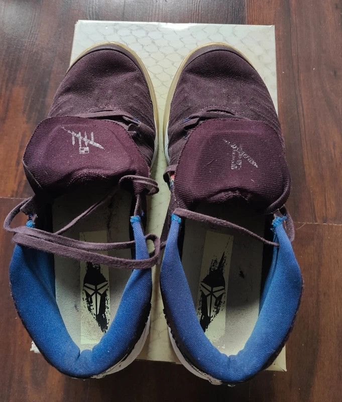 Nike Nike Kobe AD Mid Port Wine Basketball Sneaker 28,5 cm Size US 10.5 / EU 43-44 - 8 Thumbnail