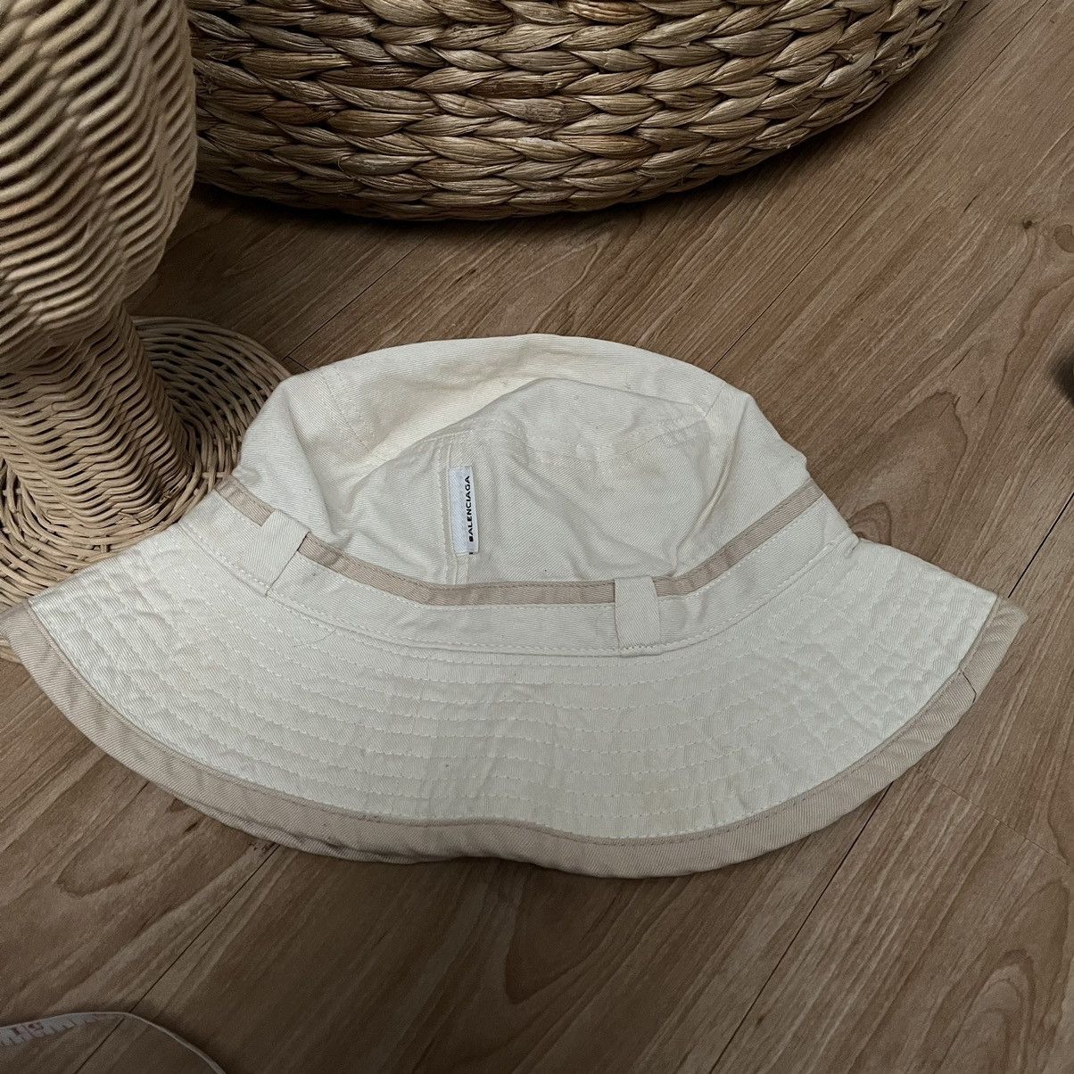 Balenciaga × Vintage Vintage 90s Balenciaga Bucket Hat Size ONE SIZE - 6 Thumbnail