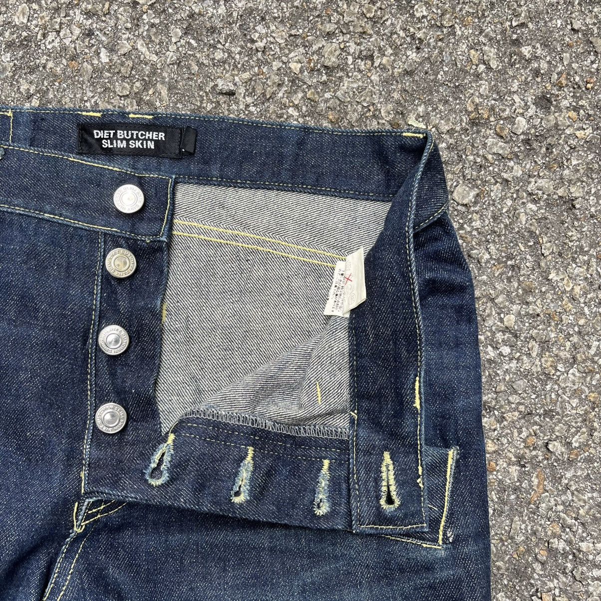 Diet Butcher Slim Skin Diet Butcher Slim Skin Jeans Bush Pant Faded Japanese Denim Size US 30 / EU 46 - 7 Thumbnail