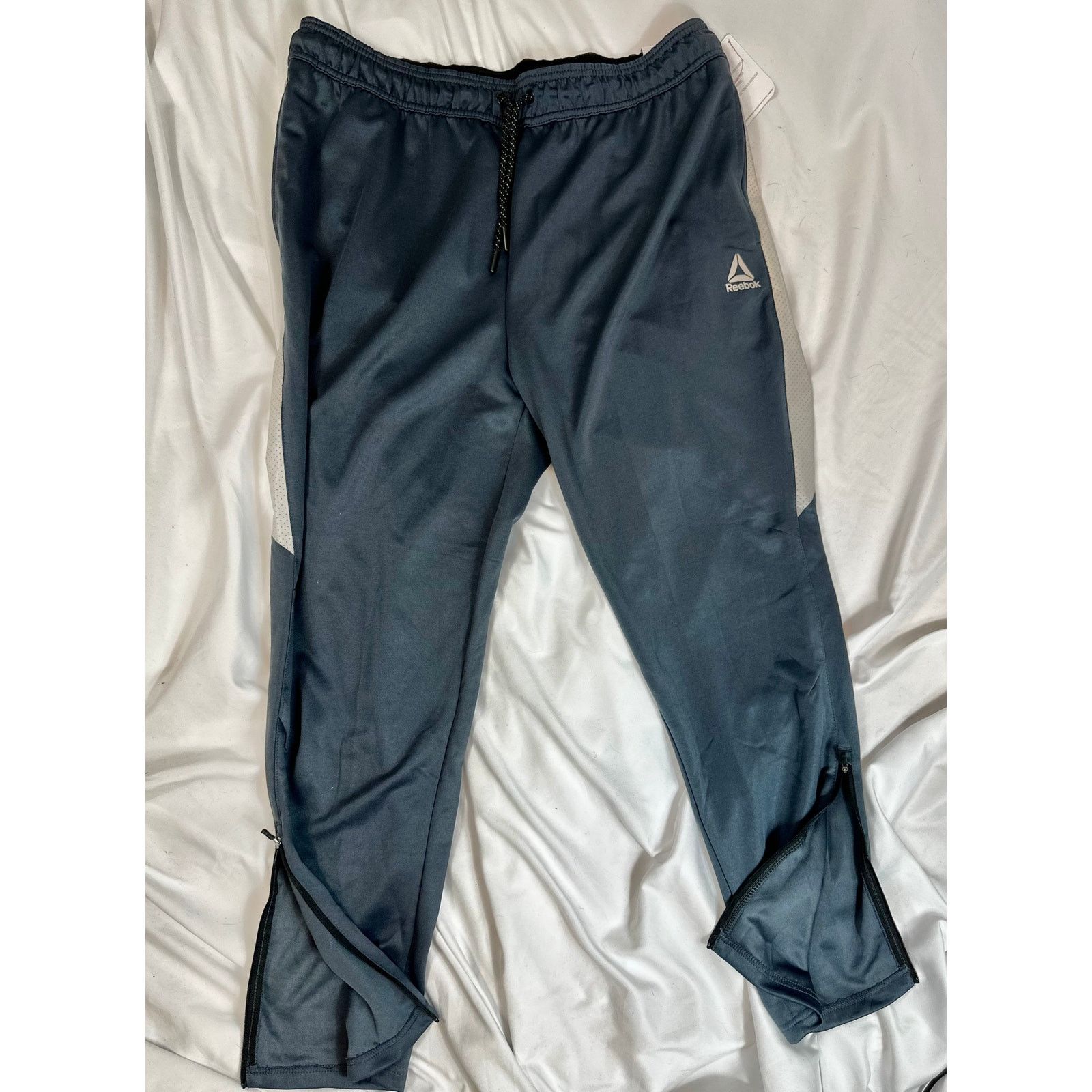 Reebok Reebok Mens Active Interlock Jogger Pants Gray XL Size US 38 / EU 54 - 8 Thumbnail