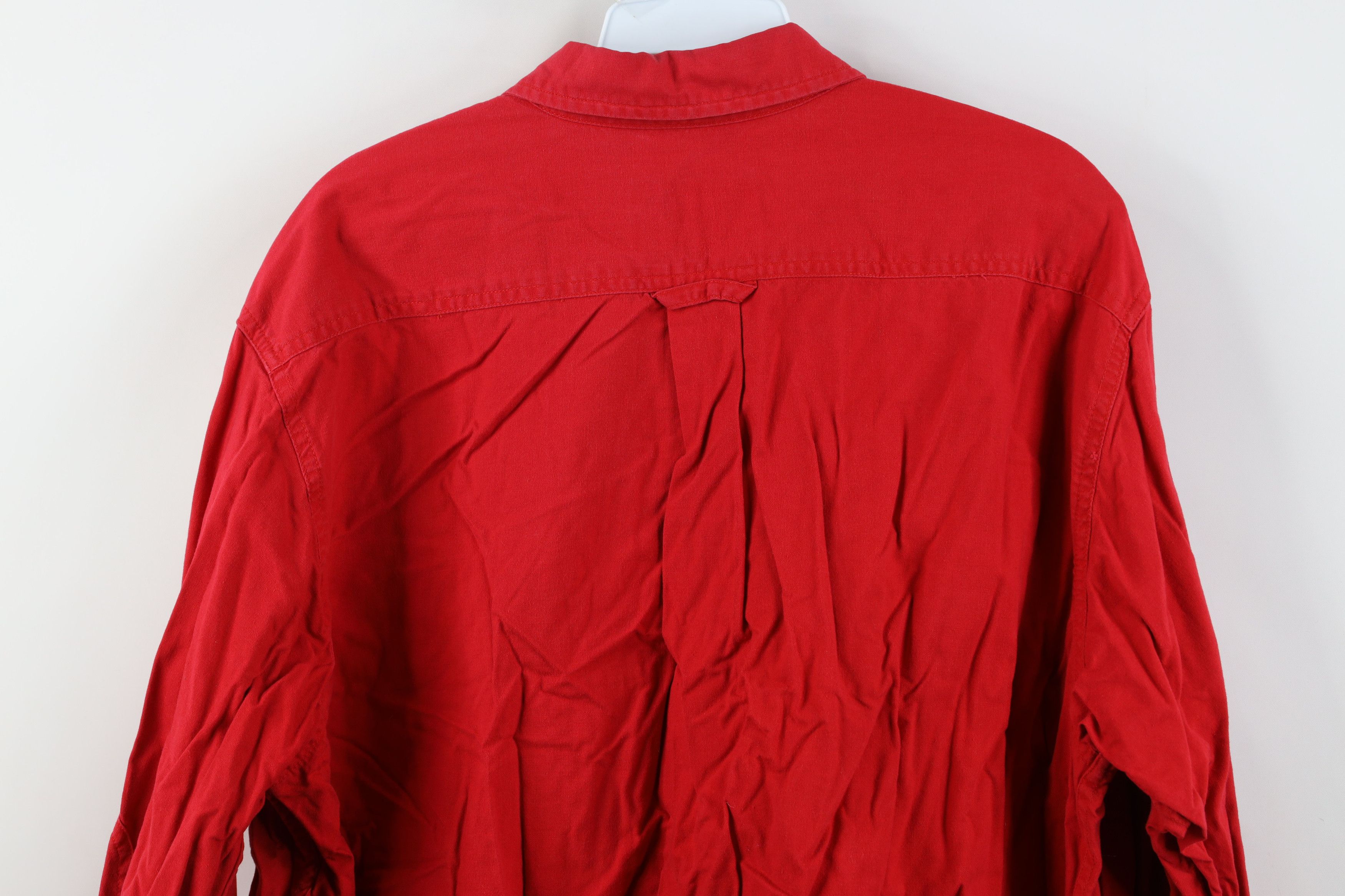 Cabelas Vintage 80s 90s Cabelas Pocket Collared Button Shirt Red Size US L / EU 52-54 / 3 - 13 Thumbnail