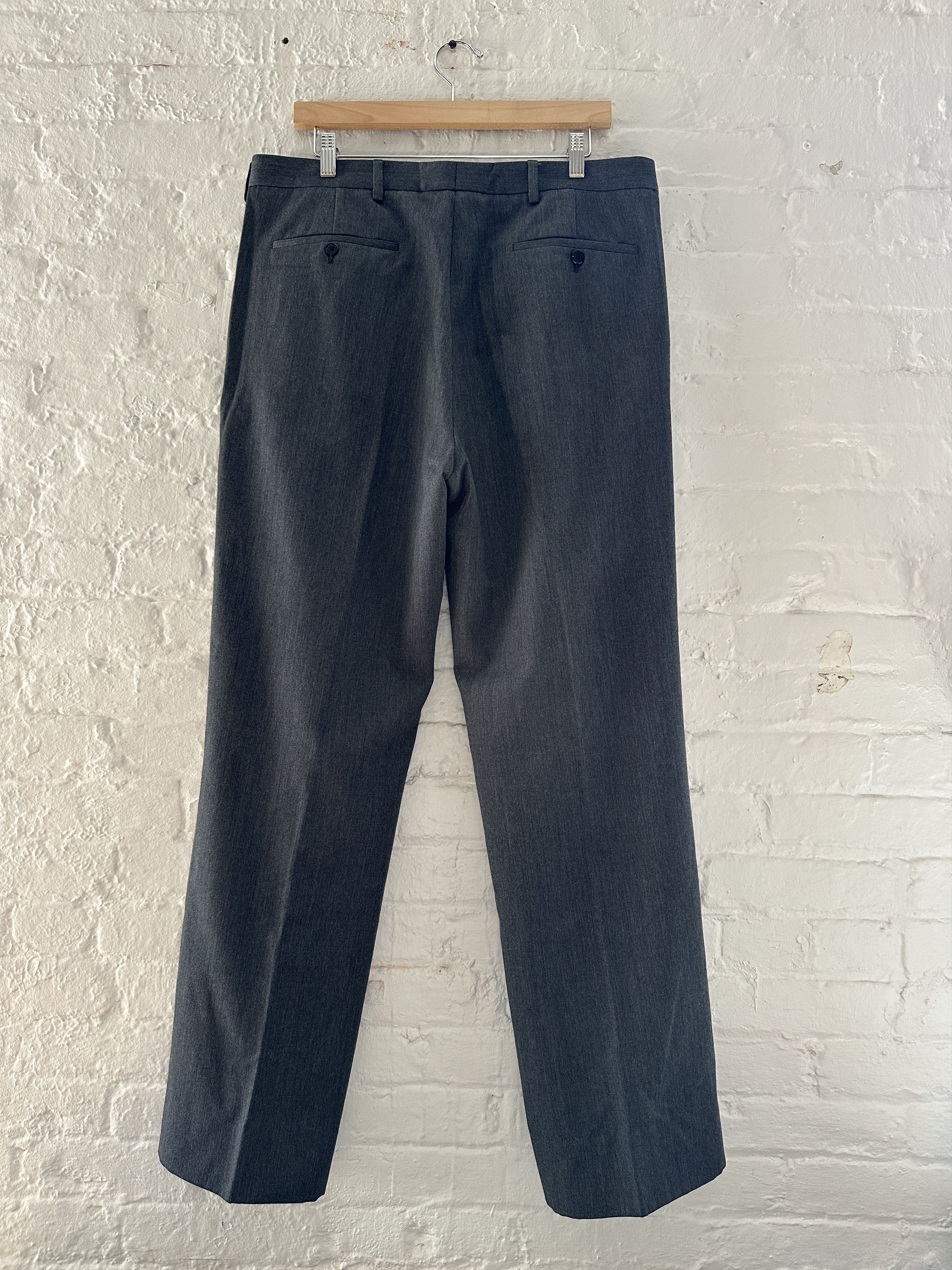 Prada Prada by Raf Simons Wide Leg Wool Trousers Size US 36 / EU 52 - 3 Thumbnail