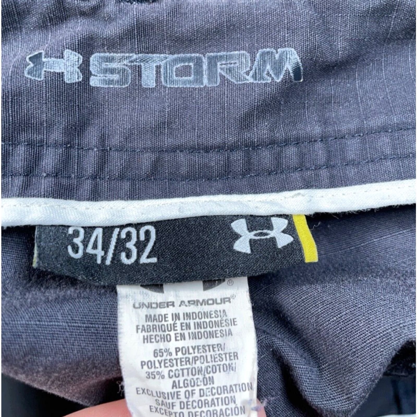 Under Armour Under Armour Storm Ripstop Cotton Cargo Pants Men's 34 x 32 Gray Size US 35 - 3 Thumbnail