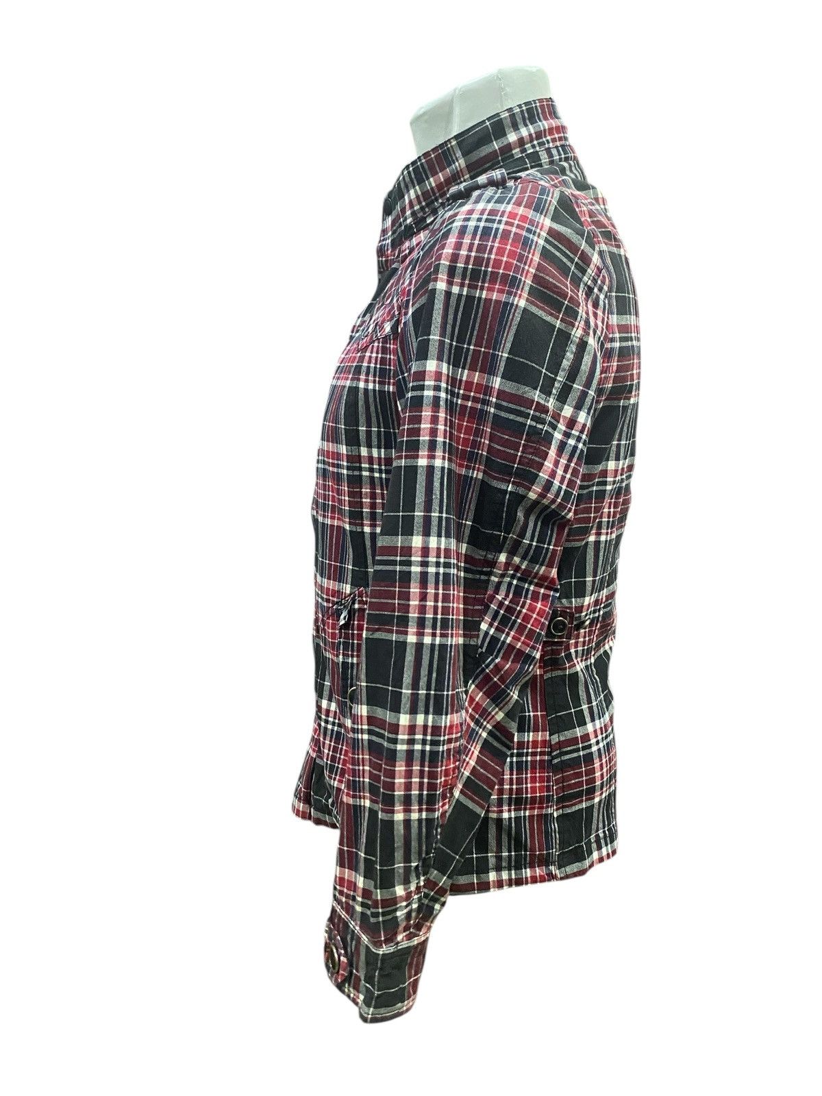 Japanese Brand KLEIN PLUS Homme Checkered Jacket Zipper Size US XXS / EU 40 - 9 Thumbnail