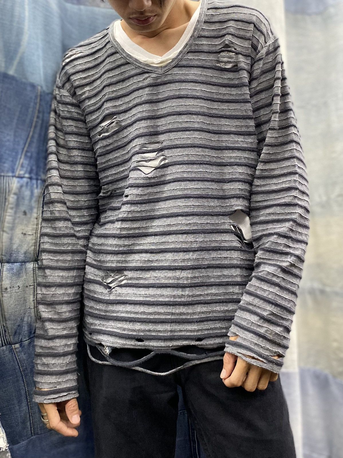 Beams Plus × Japanese Brand vintage beams heart distress longsleeve Size US M / EU 48-50 / 2 - 15 Thumbnail